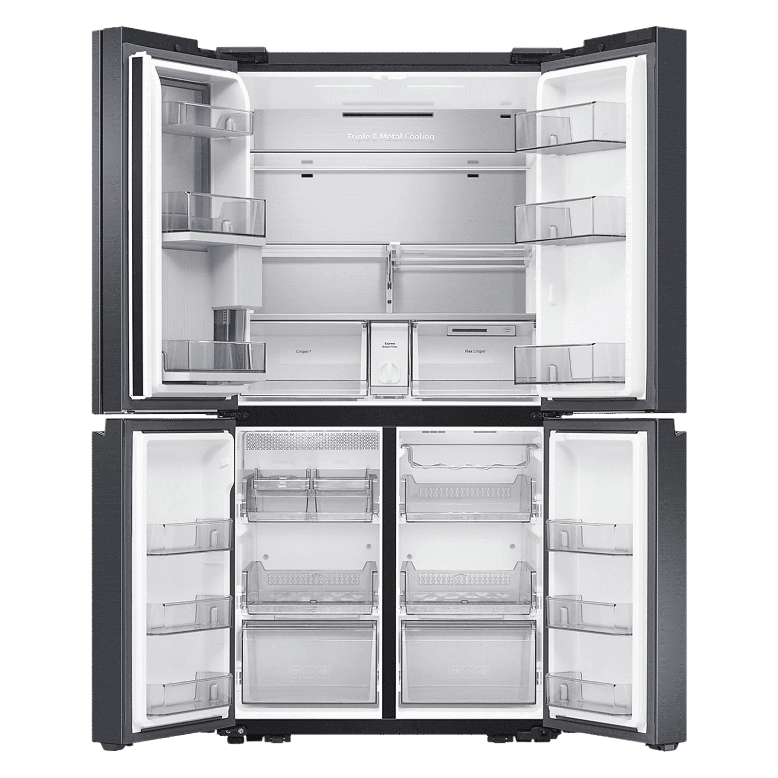 SAMSUNG 865 Litres Frost Free French Door Smart Wi-Fi Enabled Refrigerator with Door-in-Door (RF87A9770SG/TL, Black Caviar) SAMSUNG 865 Litres Frost Free French Door Smart Wi-Fi Enabled Refrigerator with Door-in-Door (RF87A9770SG/TL, Black Caviar)_6