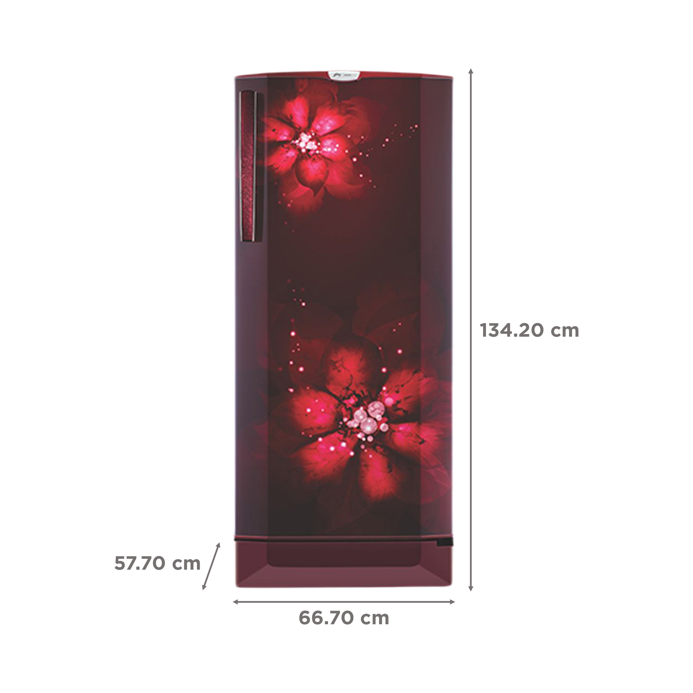 Godrej Edge Pro 210 Litres 3 Star Direct Cool Single Door Refrigerator with Anti Drip Chiller Technology (RD EDGE PRO TDF, Zen Wine)_3