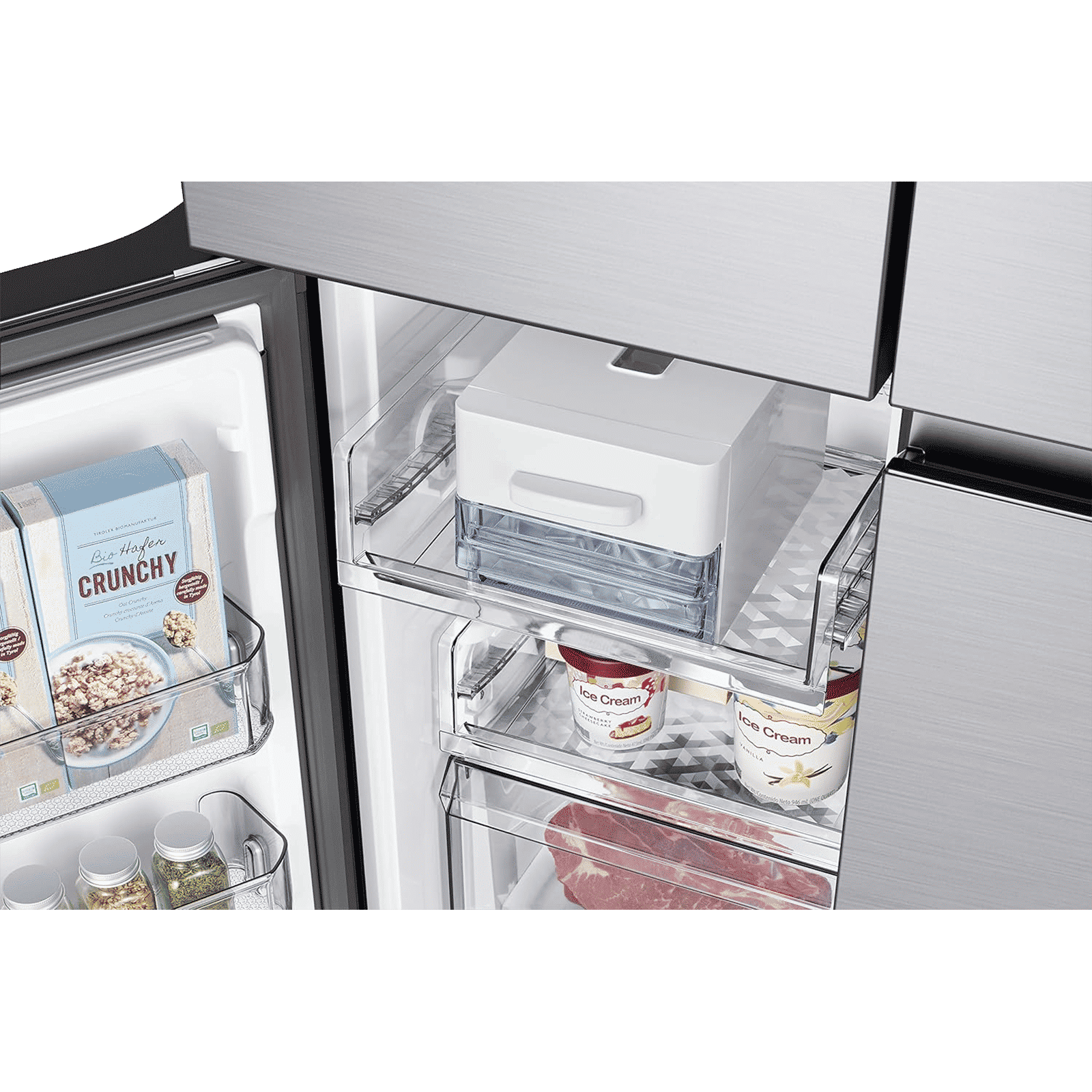 SAMSUNG 705 Litres Frost Free French Door Smart Wi-Fi Enabled Refrigerator with Dual Flex Zone (RF70A90T0SL/TL, Real Stainless)_12
