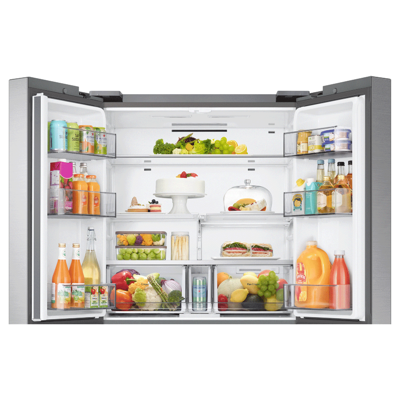 SAMSUNG 705 Litres Frost Free French Door Smart Wi-Fi Enabled Refrigerator with Dual Flex Zone (RF70A90T0SL/TL, Real Stainless)_13