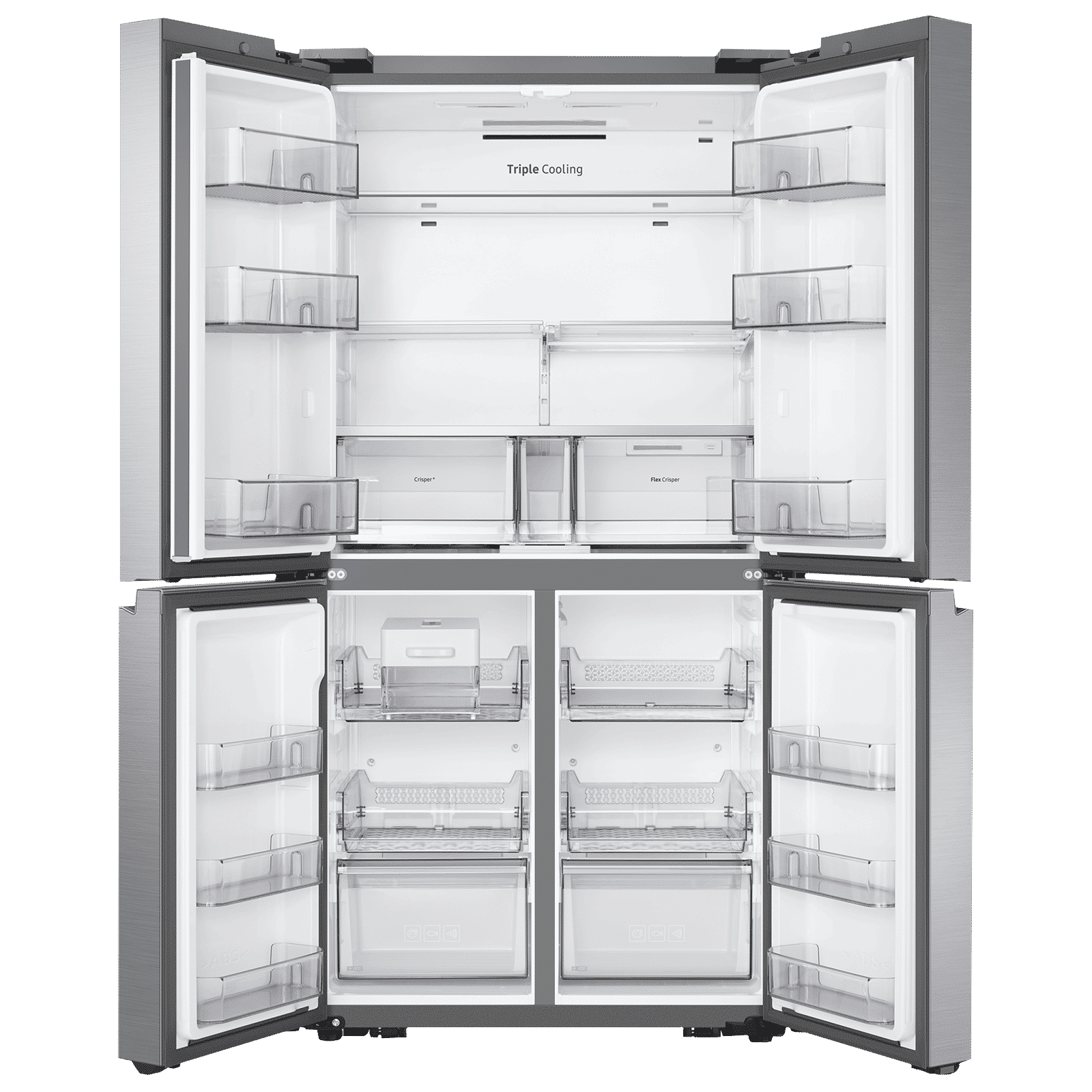 SAMSUNG 705 Litres Frost Free French Door Smart Wi-Fi Enabled Refrigerator with Dual Flex Zone (RF70A90T0SL/TL, Real Stainless)_6