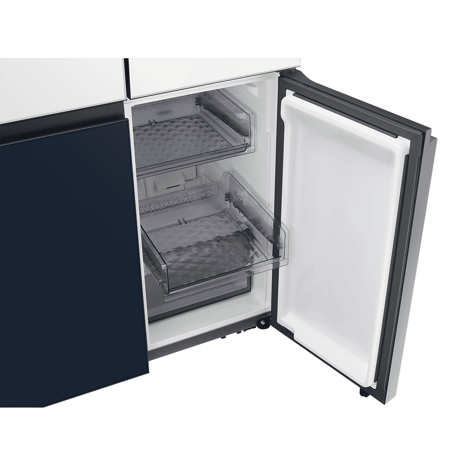 SAMSUNG 620 Litres Frost Free French Door Smart Wi-Fi Enabled Refrigerator with Twin Cooling Plus Technology (RF63A91C377/TL, Glam White/Glam Navy)_15
