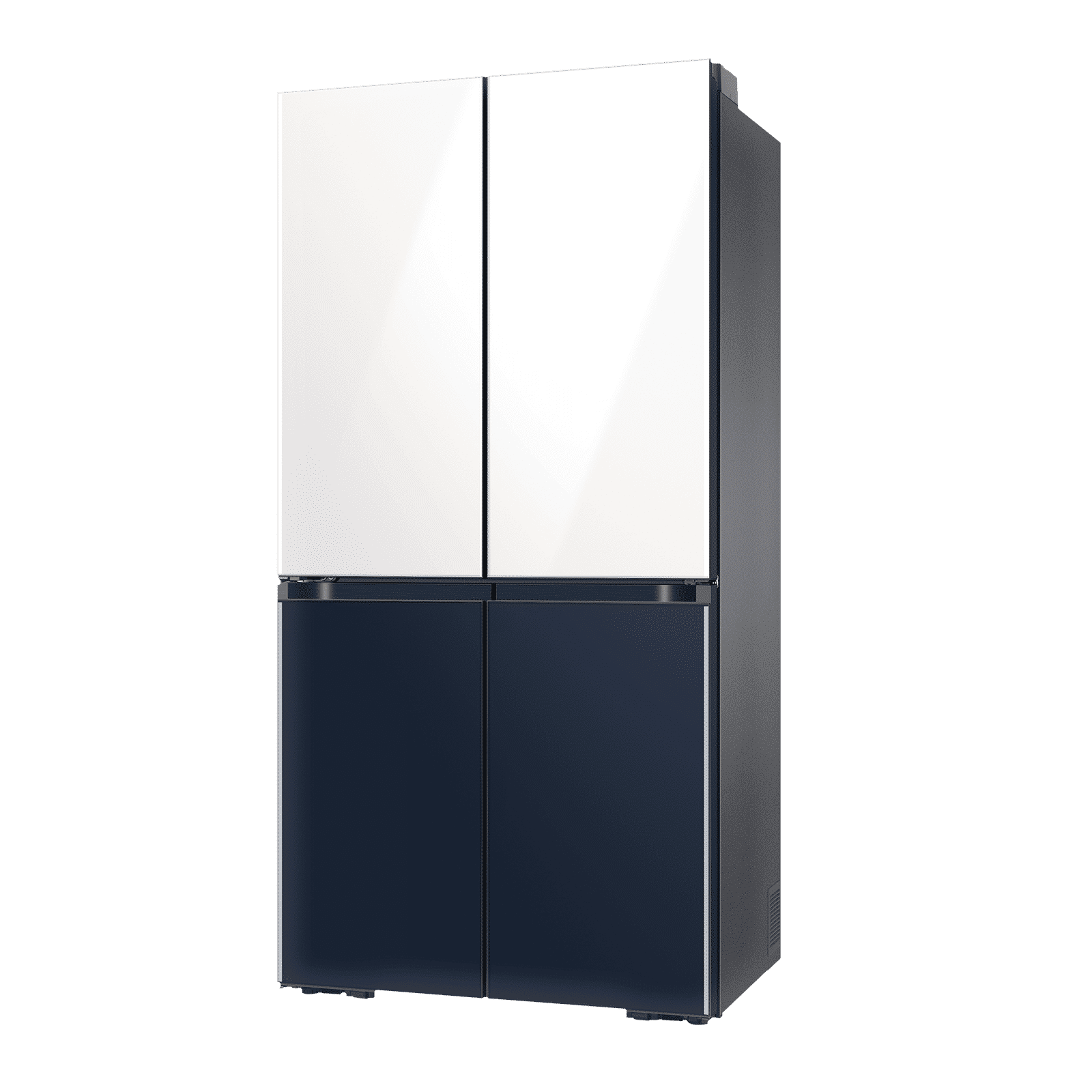 SAMSUNG 620 Litres Frost Free French Door Smart Wi-Fi Enabled Refrigerator with Twin Cooling Plus Technology (RF63A91C377/TL, Glam White/Glam Navy)_4
