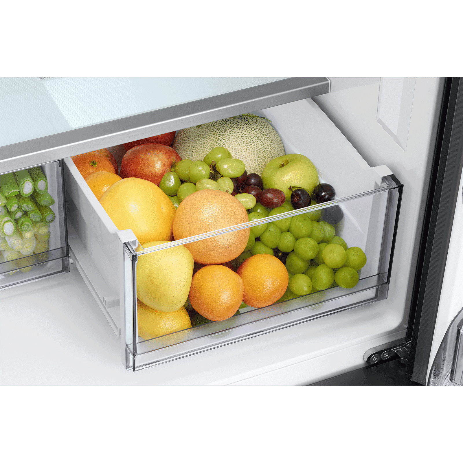 SAMSUNG 934 Litres Frost Free French Door Smart Wi-Fi Enabled Refrigerator with Family Hub (RF90A955387/TL, Glam Navy/Glam White)_9