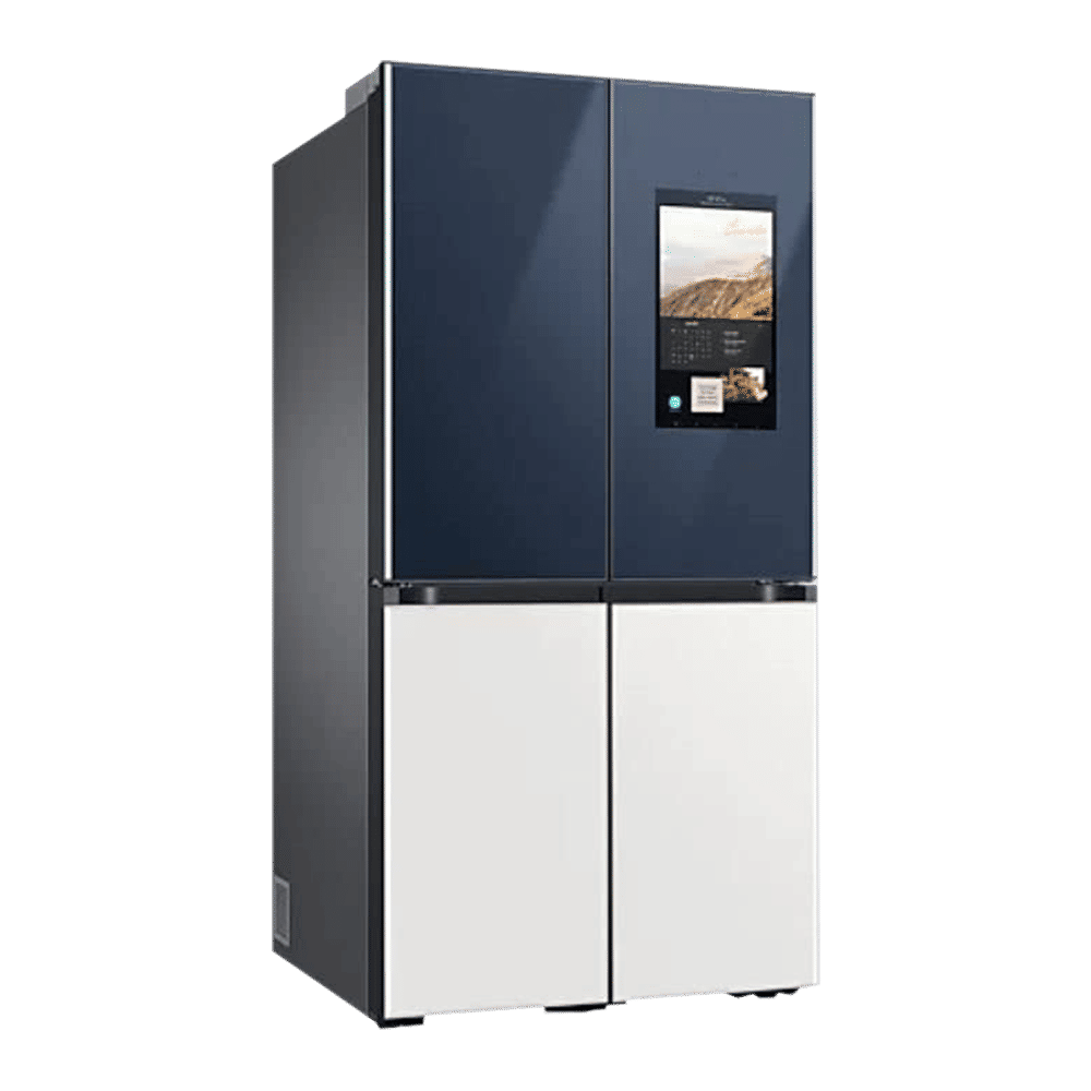 SAMSUNG 934 Litres Frost Free French Door Smart Wi-Fi Enabled Refrigerator with Family Hub (RF90A955387/TL, Glam Navy/Glam White)_12