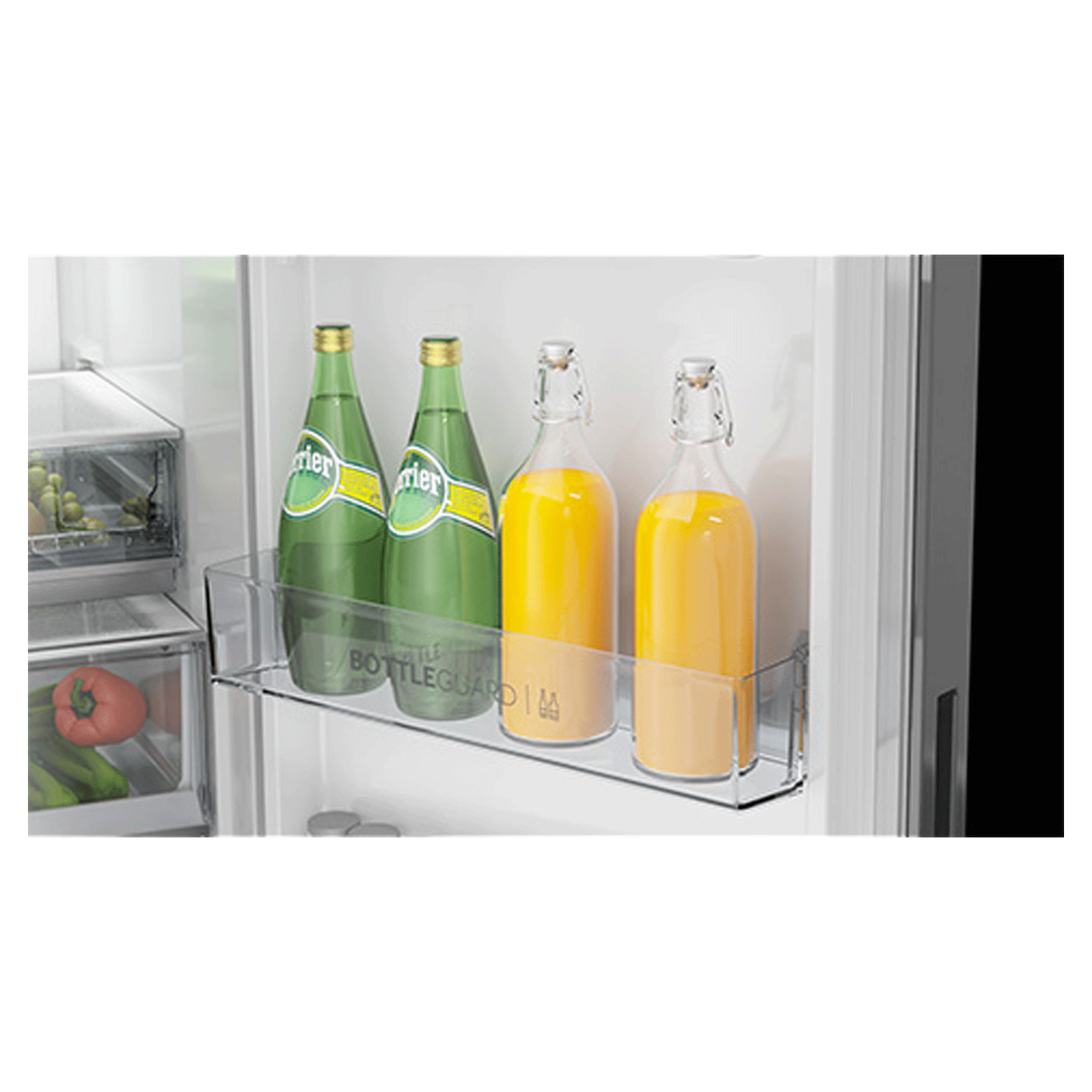 Haier 358 Litres 3 Star Frost Free Double Door Convertible Refrigerator with Magic Cooling Technology (HRF-3954CIS-E, Inox Steel)_9