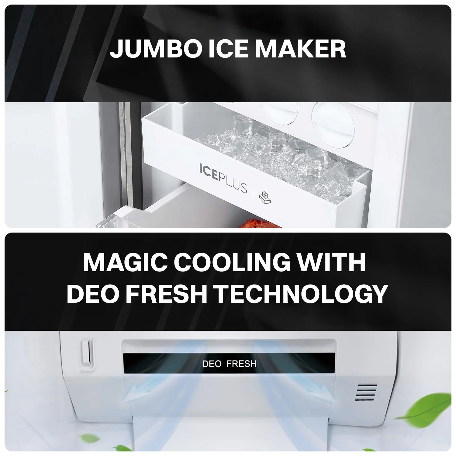 Haier 602 Litres 3 Star Frost Free Side by Side Convertible Refrigerator with Magic Cooling Technology (HRS-682SS, Shiny Steel)_14