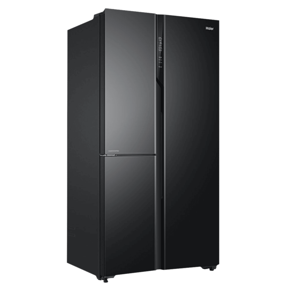 Haier 598 Litres Frost Free Side by Side Refrigerator with Magic Cooling Technology (HRT-683KG, Black Glass)_4