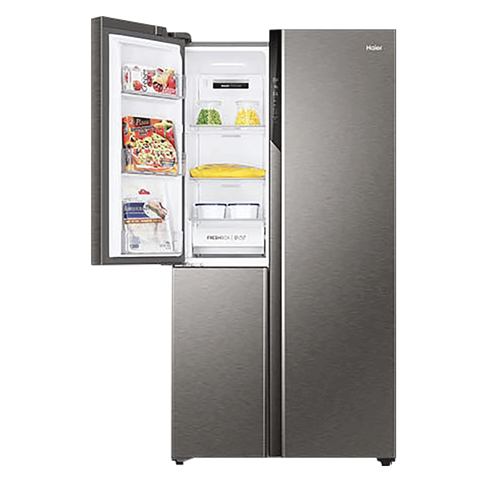 Haier 598 Litres Frost Free Side by Side Refrigerator with Magic Cooling Technology (HRT-683IS, Inox Steel)_10
