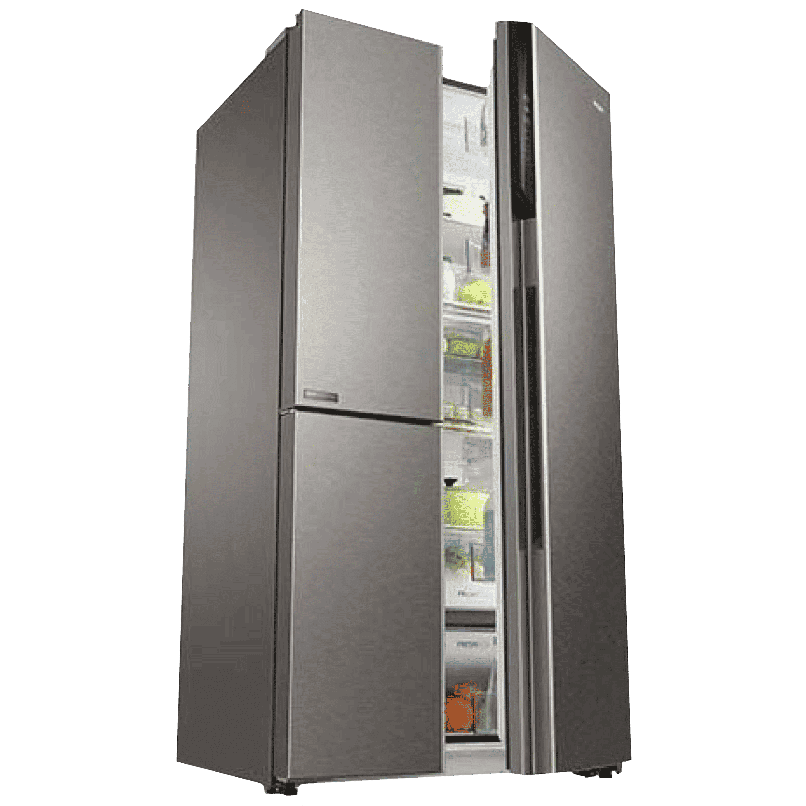 Haier 598 Litres Frost Free Side by Side Refrigerator with Magic Cooling Technology (HRT-683IS, Inox Steel)_12
