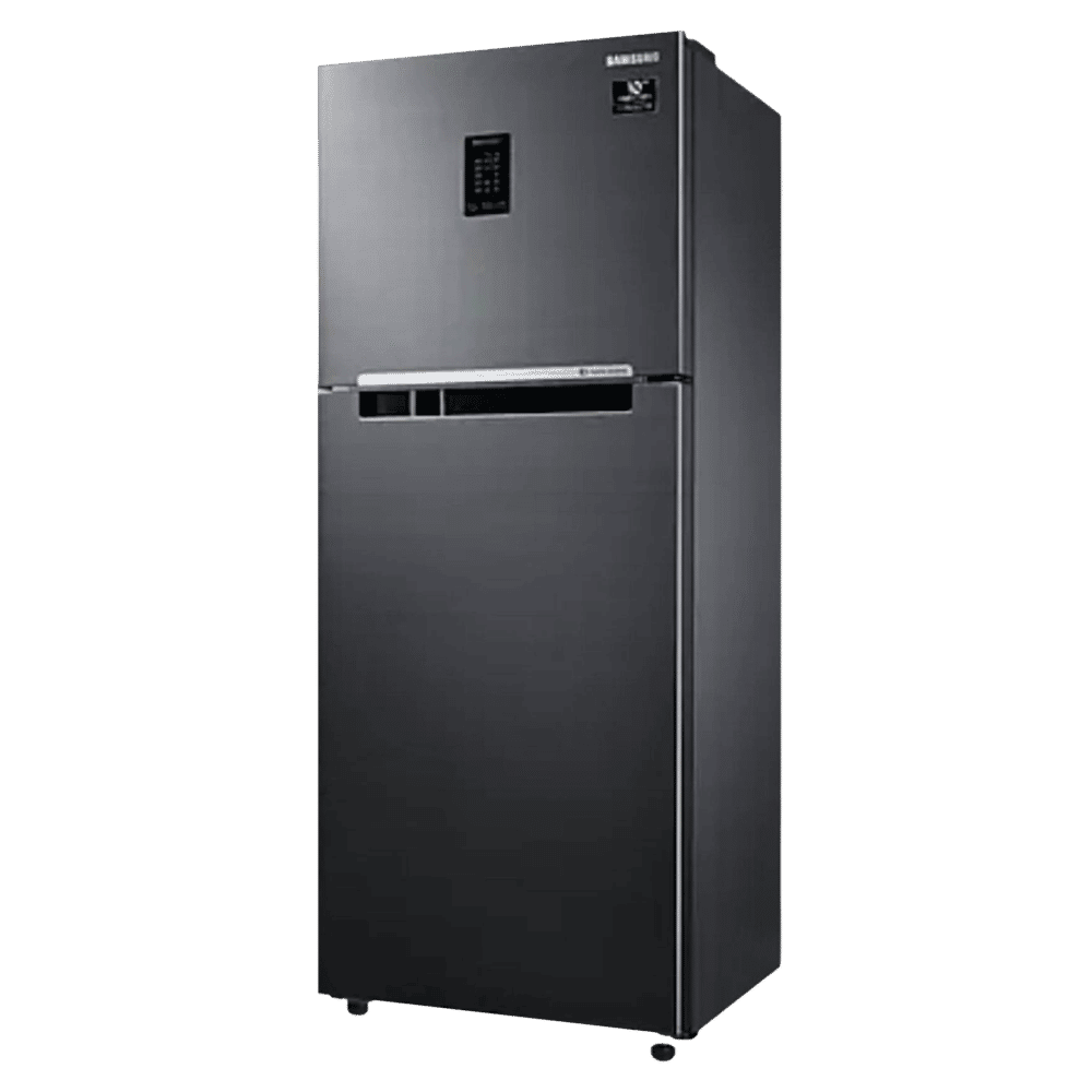 SAMSUNG 314 Litres 3 Star Frost Free Double Door Convertible Refrigerator with Multi Air Flow System (RT34A4533BX/HL, Luxe Black)_4