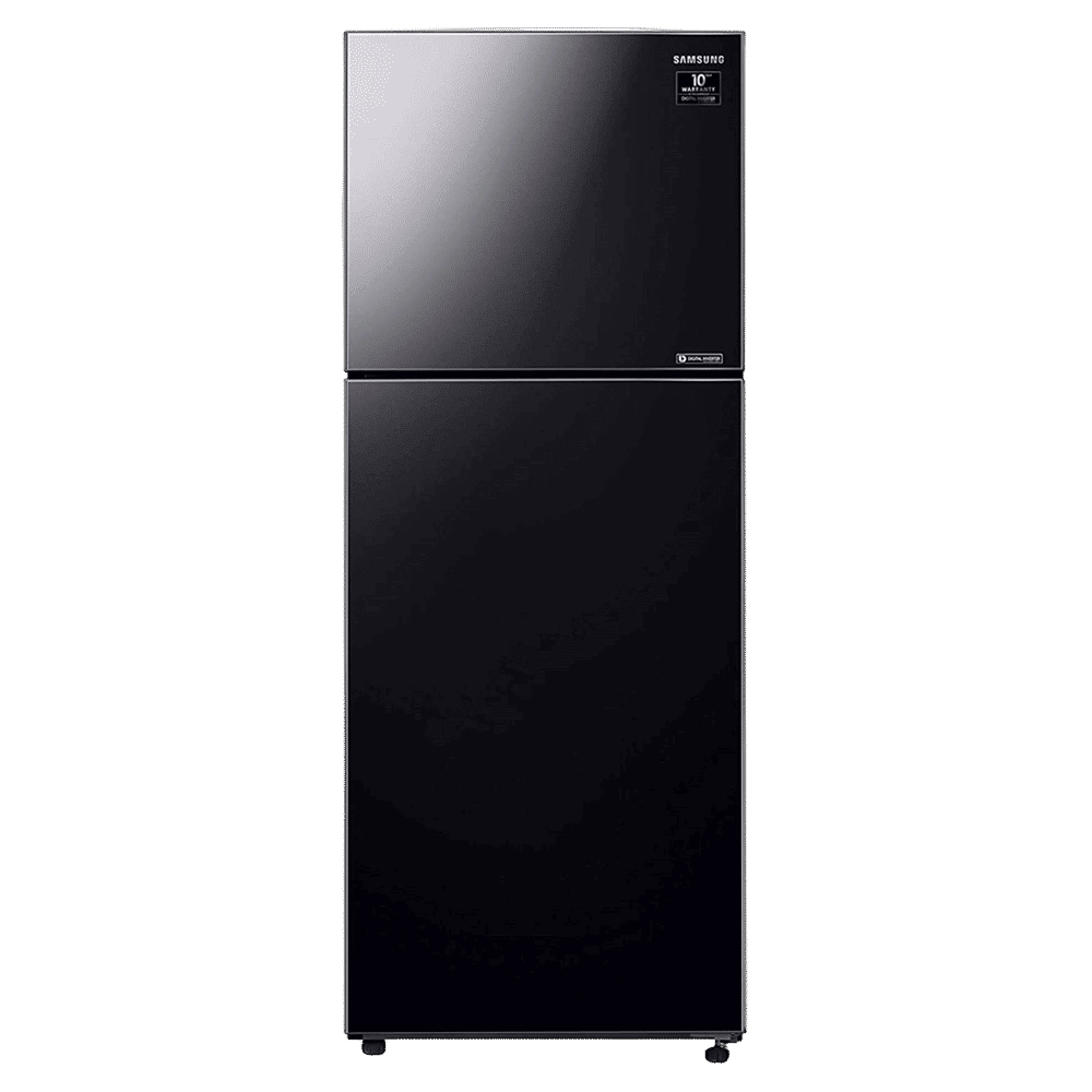 SAMSUNG 394 Litres 2 Star Frost Free Double Door Convertible Refrigerator with Anti-Bacteria Protector (RT39T50382C/TL, Black Glass) SAMSUNG 394 Litres 2 Star Frost Free Double Door Convertible Refrigerator with Anti-Bacteria Protector (RT39T50382C/TL, Black Glass)_1