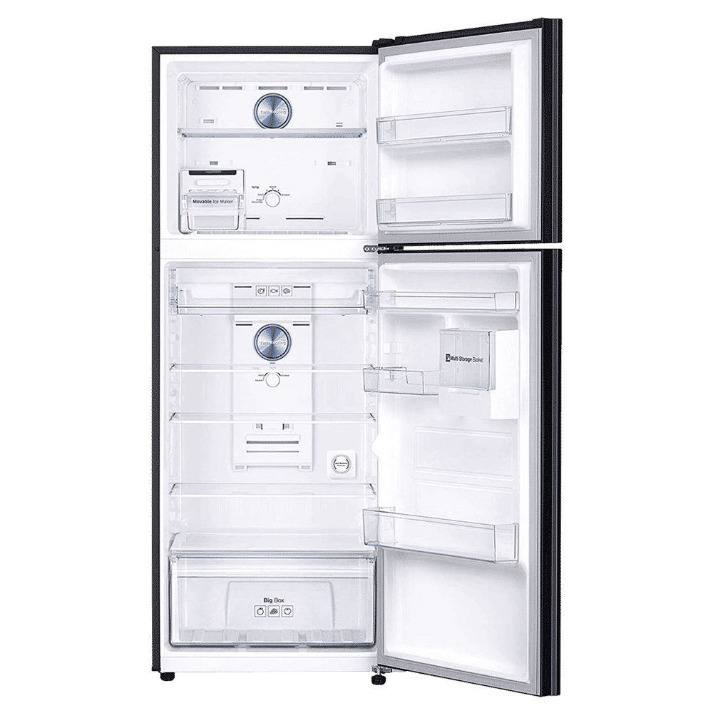 SAMSUNG 415 Litres 2 Star Frost Free Double Door Convertible Refrigerator with Anti-Bacteria Protector (RT42T50682C/TL, Black Glass)_6