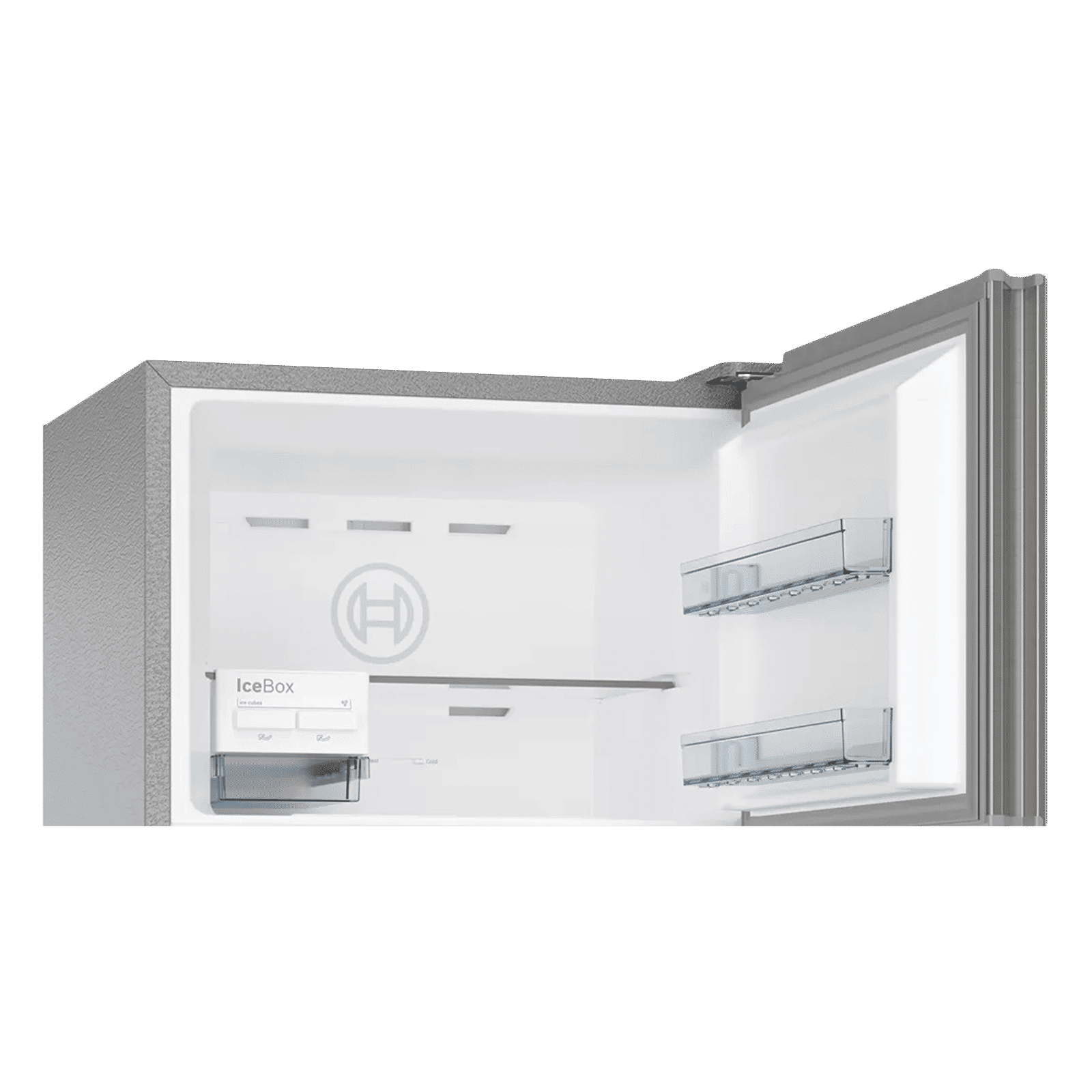 BOSCH Series 4 303 Litres Frost Free Triple Door Convertible Refrigerator with Temperature Display (CMC33S05NI, Shiney Silver)_11