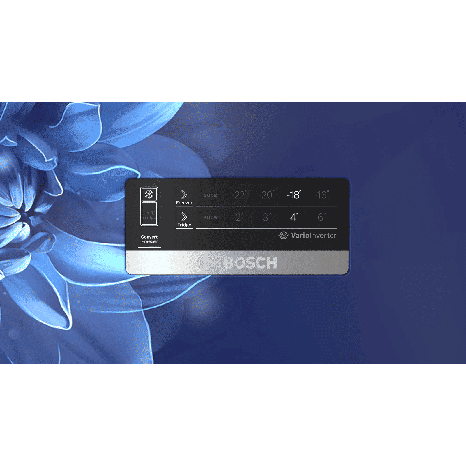 BOSCH Series 4 358 Litres 3 Star Frost Free Double Door Refrigerator with Temperature Display (CTC35B23EI, Sevian Blue) BOSCH Series 4 358 Litres 3 Star Frost Free Double Door Refrigerator with Temperature Display (CTC35B23EI, Sevian Blue)_10