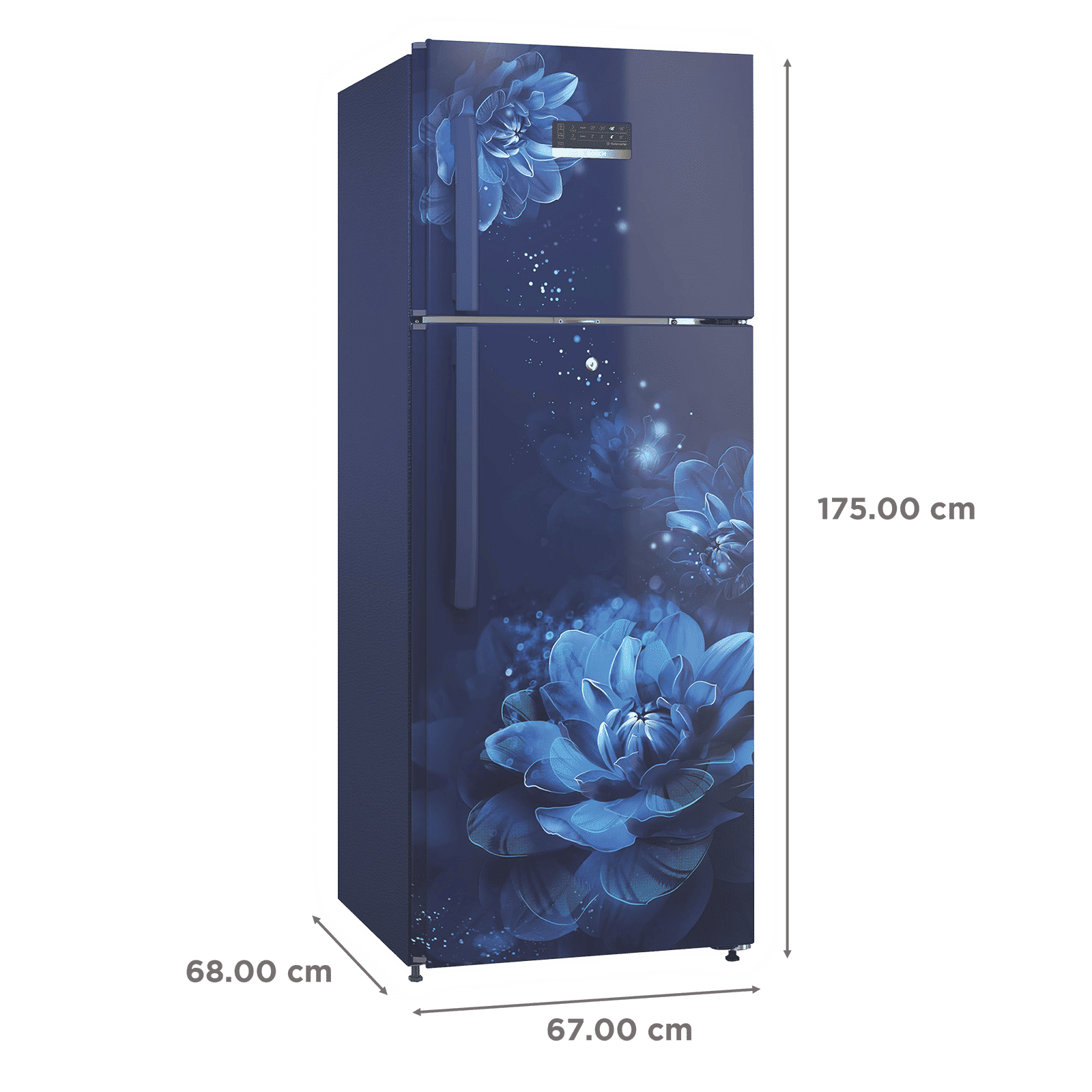 BOSCH Series 4 358 Litres 3 Star Frost Free Double Door Refrigerator with Temperature Display (CTC35B23EI, Sevian Blue) BOSCH Series 4 358 Litres 3 Star Frost Free Double Door Refrigerator with Temperature Display (CTC35B23EI, Sevian Blue)_3