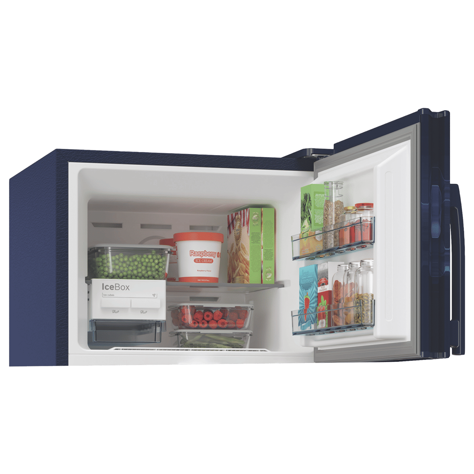 BOSCH Series 4 358 Litres 3 Star Frost Free Double Door Refrigerator with Temperature Display (CTC35B23EI, Sevian Blue) BOSCH Series 4 358 Litres 3 Star Frost Free Double Door Refrigerator with Temperature Display (CTC35B23EI, Sevian Blue)_7