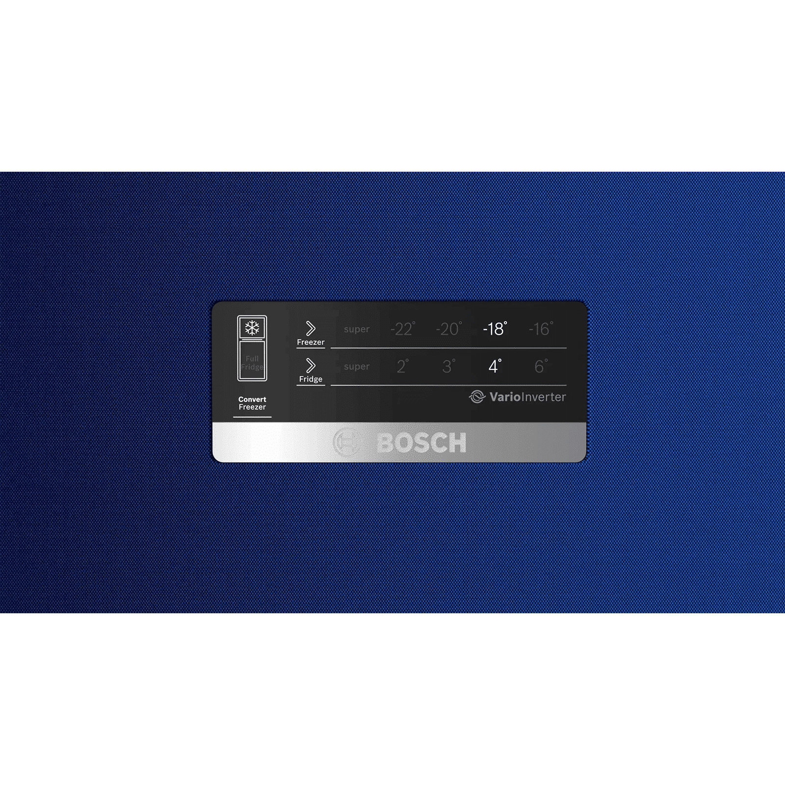 BOSCH Series 4 358 Litres 3 Star Frost Free Double Door Convertible Refrigerator with Temperature Display (CTC35BT3NI, Transition Blue)_10