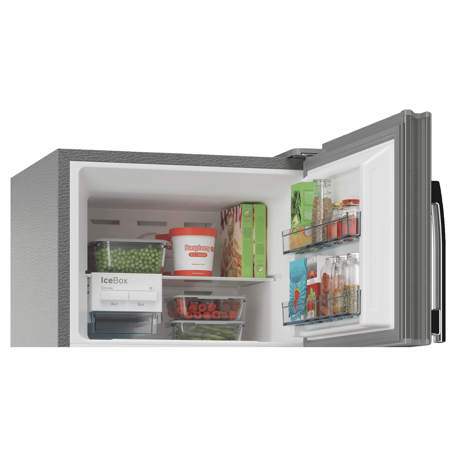 BOSCH Series 4 290 Litres 4 Star Frost Free Double Door Convertible Refrigerator with Water Dispenser (CTC29S04DI, Shiney Silver)_8