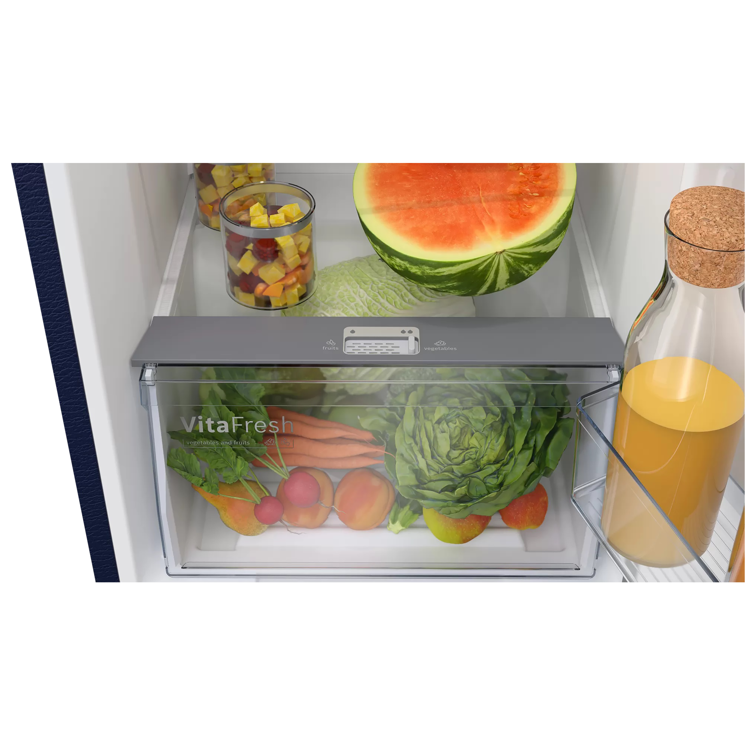 BOSCH Series 4 263 Litres 4 Star Frost Free Double Door Convertible Refrigerator with Temperature Display (CTC27BT4NI, Transition Blue) BOSCH Series 4 263 Litres 4 Star Frost Free Double Door Convertible Refrigerator with Temperature Display (CTC27BT4NI, Transition Blue)_8