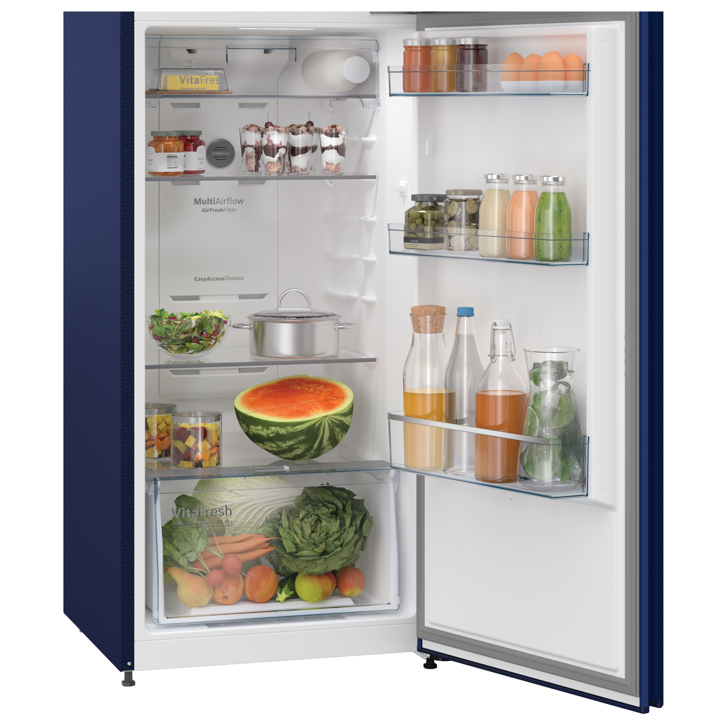 BOSCH Series 4 263 Litres 4 Star Frost Free Double Door Convertible Refrigerator with Temperature Display (CTC27BT4NI, Transition Blue) BOSCH Series 4 263 Litres 4 Star Frost Free Double Door Convertible Refrigerator with Temperature Display (CTC27BT4NI, Transition Blue)_5