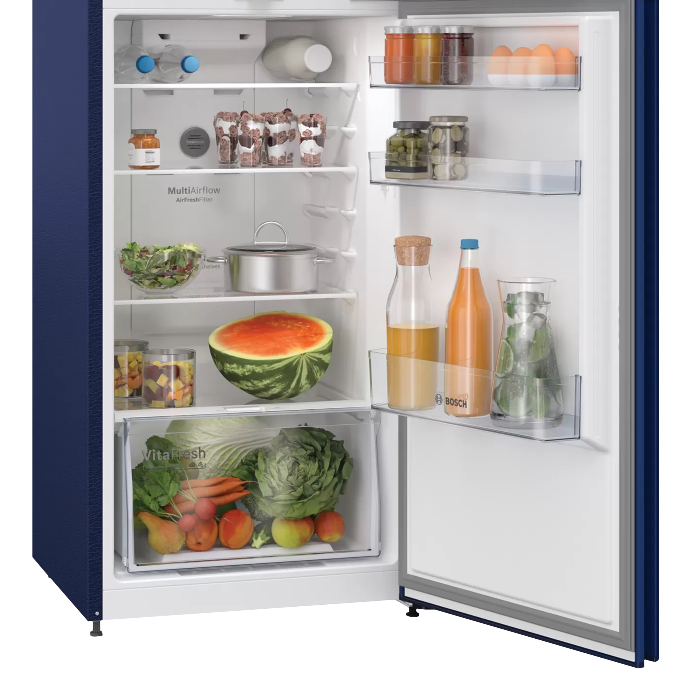 BOSCH Series 2 263 Litres 3 Star Frost Free Double Door Refrigerator with Temperature Display (CTN27BT3NI, Transition Blue) BOSCH Series 2 263 Litres 3 Star Frost Free Double Door Refrigerator with Temperature Display (CTN27BT3NI, Transition Blue)_8