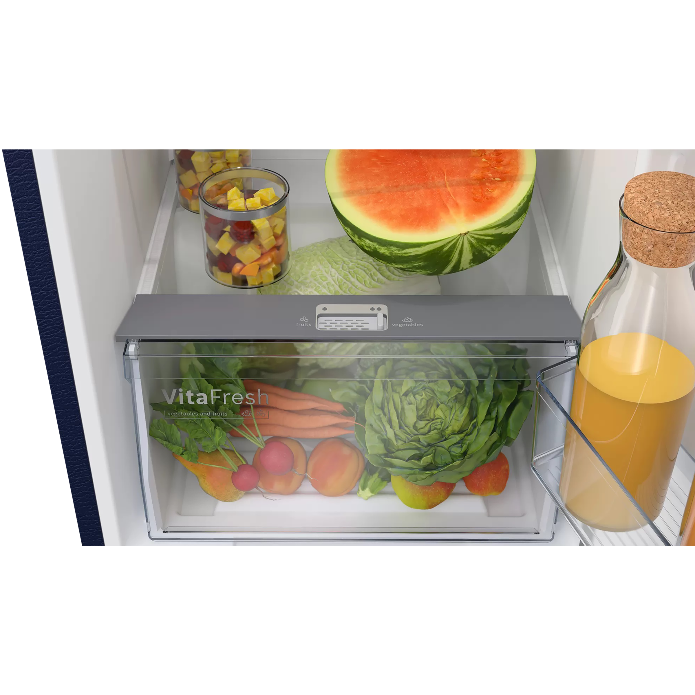 BOSCH Series 2 263 Litres 3 Star Frost Free Double Door Refrigerator with Temperature Display (CTN27BT3NI, Transition Blue) BOSCH Series 2 263 Litres 3 Star Frost Free Double Door Refrigerator with Temperature Display (CTN27BT3NI, Transition Blue)_9