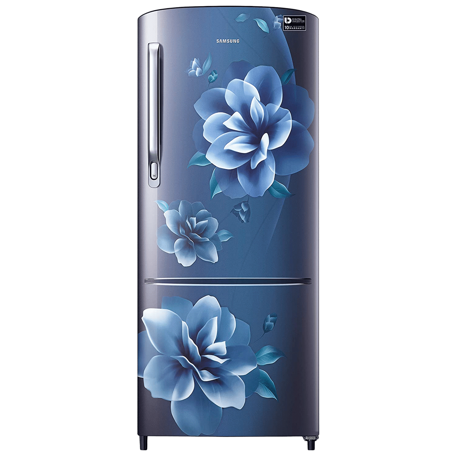 SAMSUNG Stylish Grande 192 Litres 3 Star Direct Cool Single Door Refrigerator with Anti-Bacterial Gasket (RR20A172YCU/HL, Camellia Blue) SAMSUNG Stylish Grande 192 Litres 3 Star Direct Cool Single Door Refrigerator with Anti-Bacterial Gasket (RR20A172YCU/HL, Camellia Blue)_1