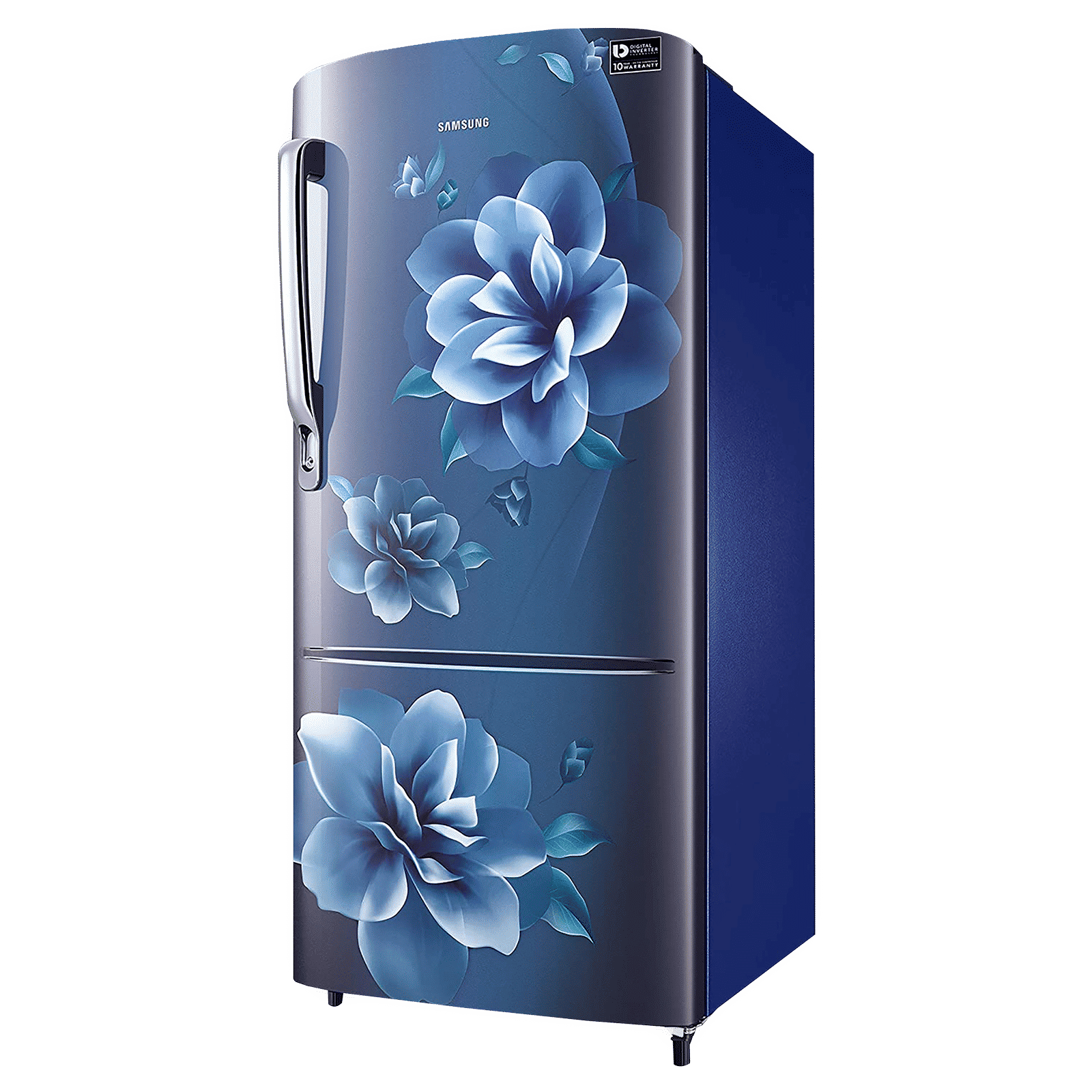 SAMSUNG Stylish Grande 192 Litres 3 Star Direct Cool Single Door Refrigerator with Anti-Bacterial Gasket (RR20A172YCU/HL, Camellia Blue) SAMSUNG Stylish Grande 192 Litres 3 Star Direct Cool Single Door Refrigerator with Anti-Bacterial Gasket (RR20A172YCU/HL, Camellia Blue)_4
