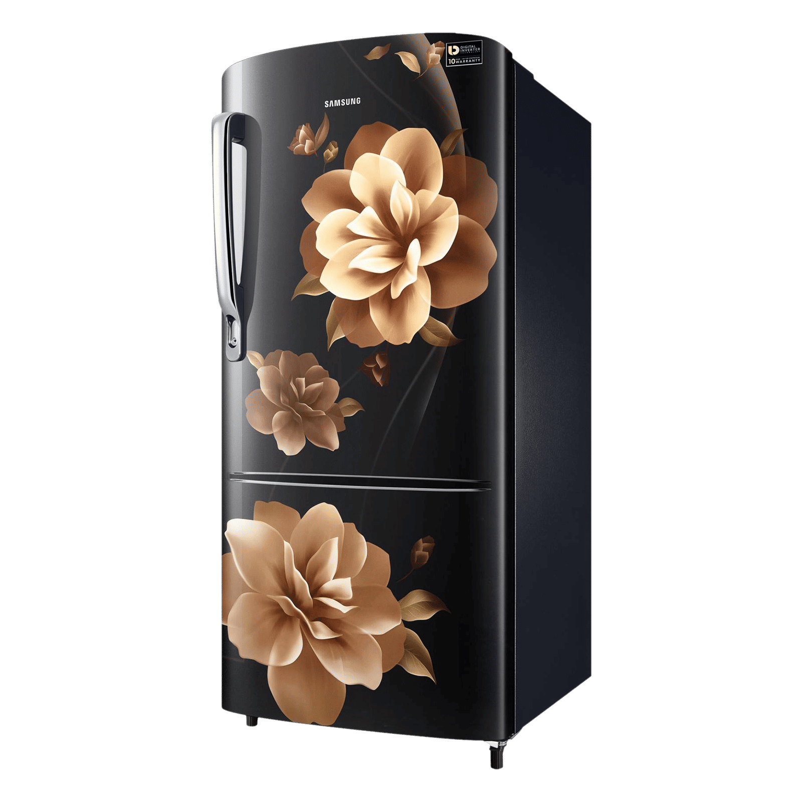 SAMSUNG Stylish Grande 192 Litres 3 Star Direct Cool Single Door Refrigerator with Anti-Bacterial Gasket (RR20A172YCB/HL, Camellia Black) SAMSUNG Stylish Grande 192 Litres 3 Star Direct Cool Single Door Refrigerator with Anti-Bacterial Gasket (RR20A172YCB/HL, Camellia Black)_4