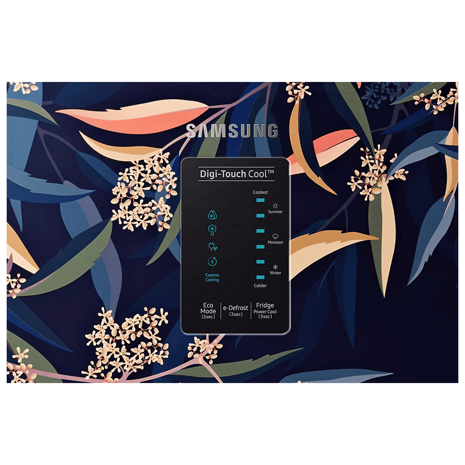 SAMSUNG Digi-Touch Cool 198 Litres 3 Star Direct Cool Single Door Refrigerator with Base Stand Drawer (RR21A2E2YTU/HL, Delight Indigo)_14