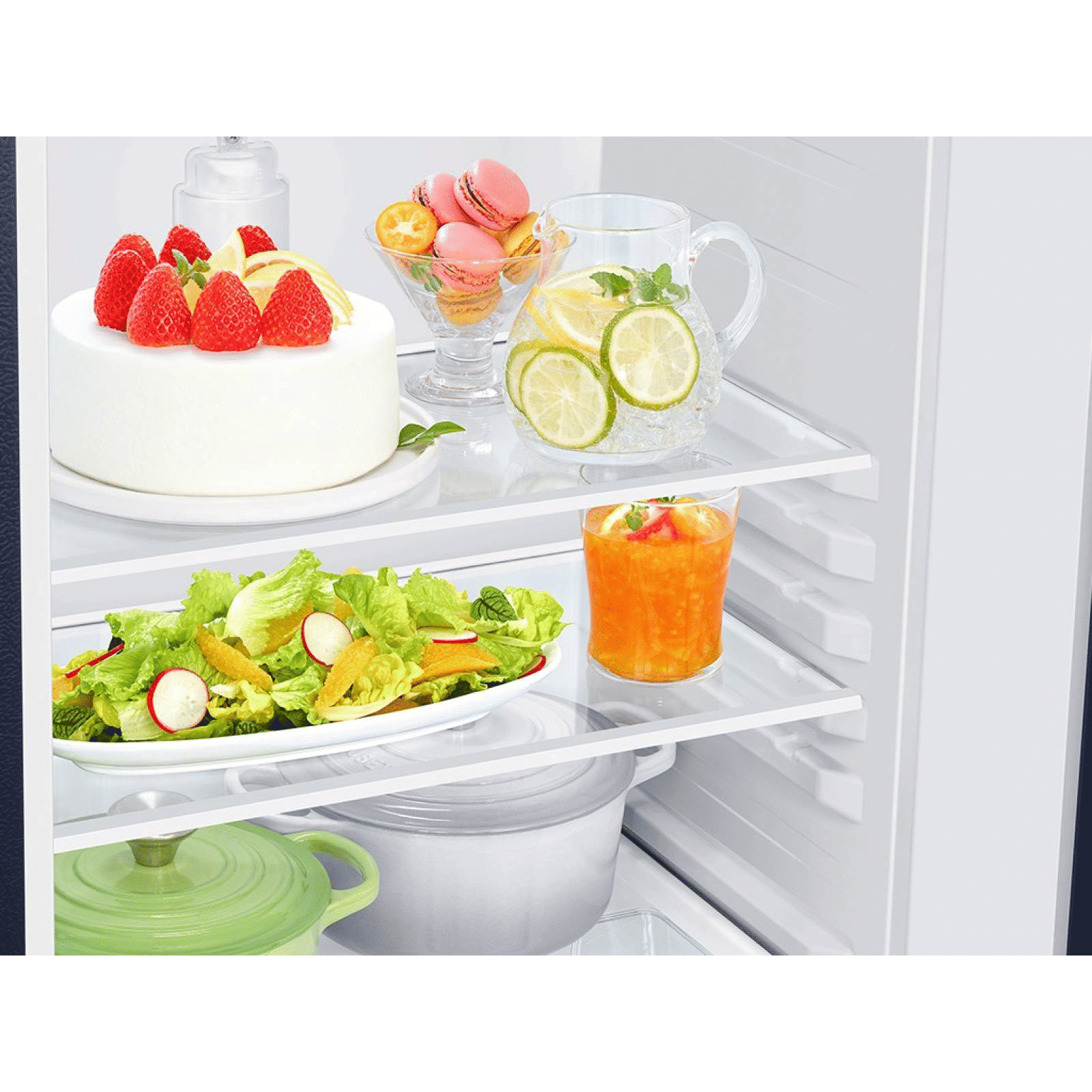 SAMSUNG Digi-Touch Cool 198 Litres 4 Star Direct Cool Single Door Refrigerator with Base Stand Drawer (RR21A2E2X9U/HL, Paradise Bloom Blue)_13