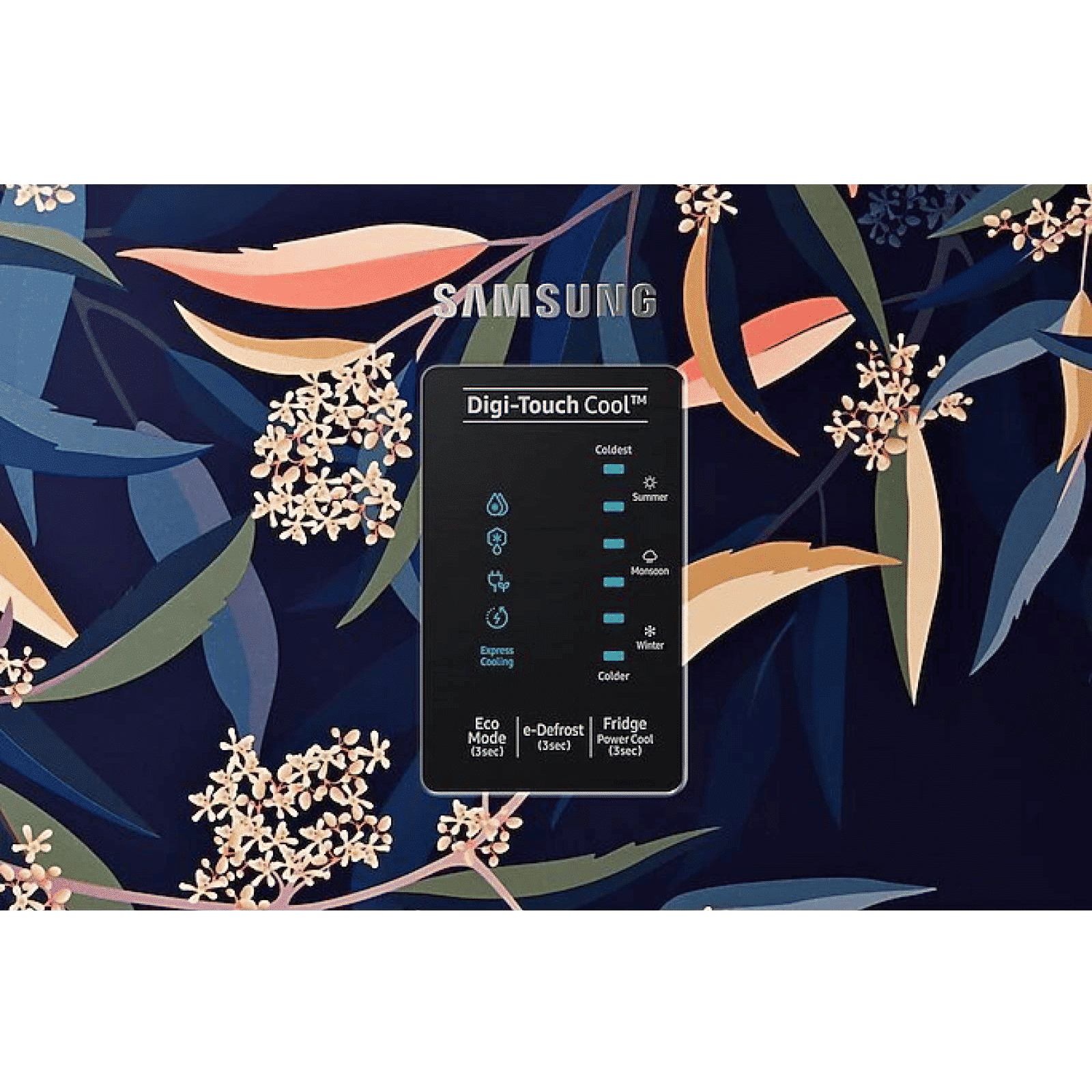 SAMSUNG Digi-Touch Cool 198 Litres 3 Star Direct Cool Single Door Refrigerator with Base Stand Drawer (RR21A2F2YTU/HL, Delight Indigo) SAMSUNG Digi-Touch Cool 198 Litres 3 Star Direct Cool Single Door Refrigerator with Base Stand Drawer (RR21A2F2YTU/HL, Delight Indigo)_16