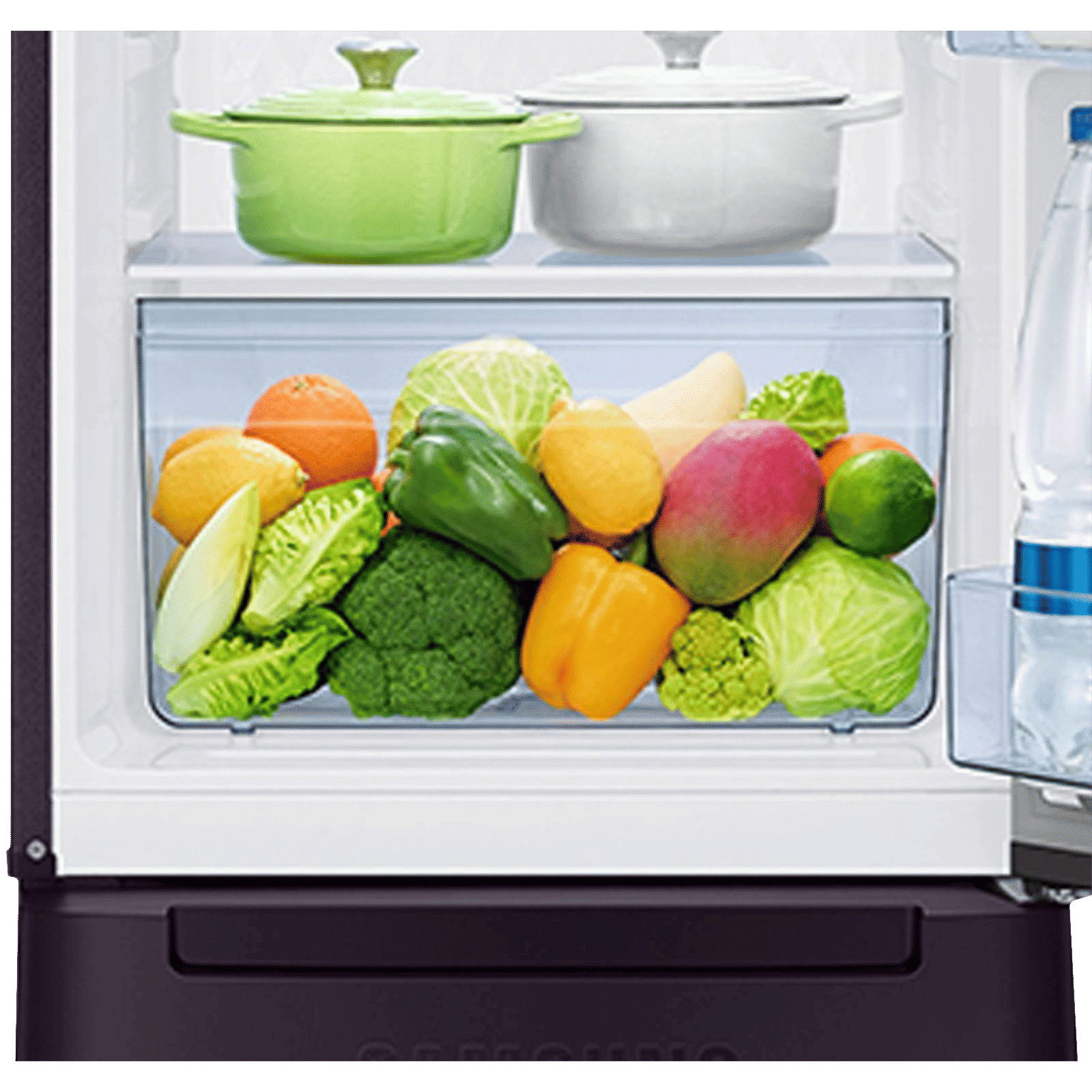 SAMSUNG Digi-Touch Cool 198 Litres 4 Star Direct Cool Single Door Refrigerator with Base Stand Drawer (RR21A2F2X9R/HL, Paradise Bloom Purple)_11