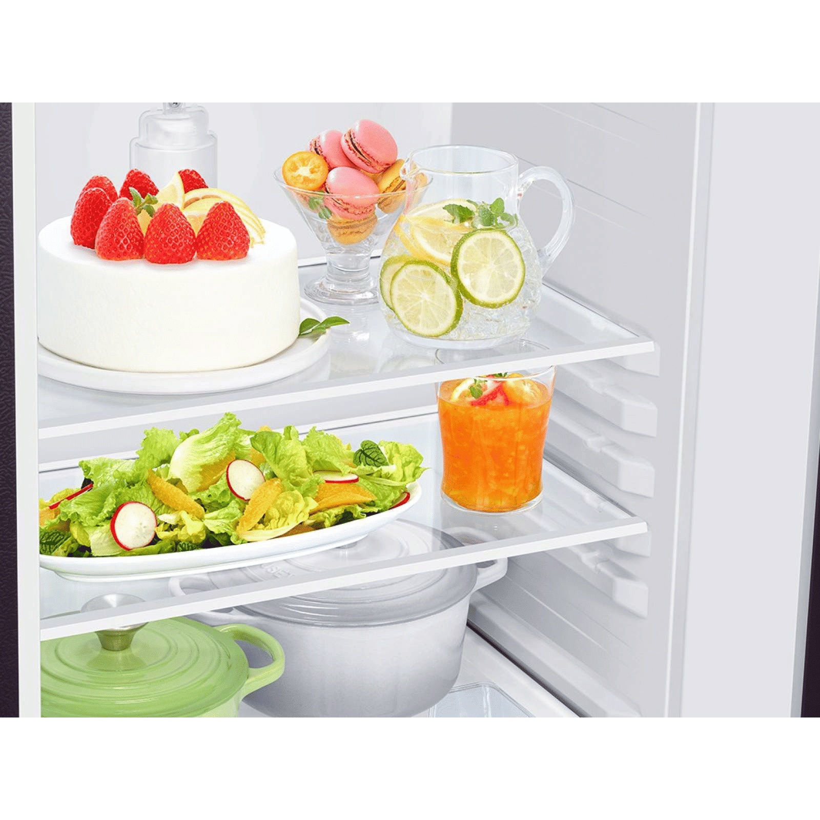 SAMSUNG Digi-Touch Cool 198 Litres 4 Star Direct Cool Single Door Refrigerator with Base Stand Drawer (RR21A2F2X9R/HL, Paradise Bloom Purple)_12