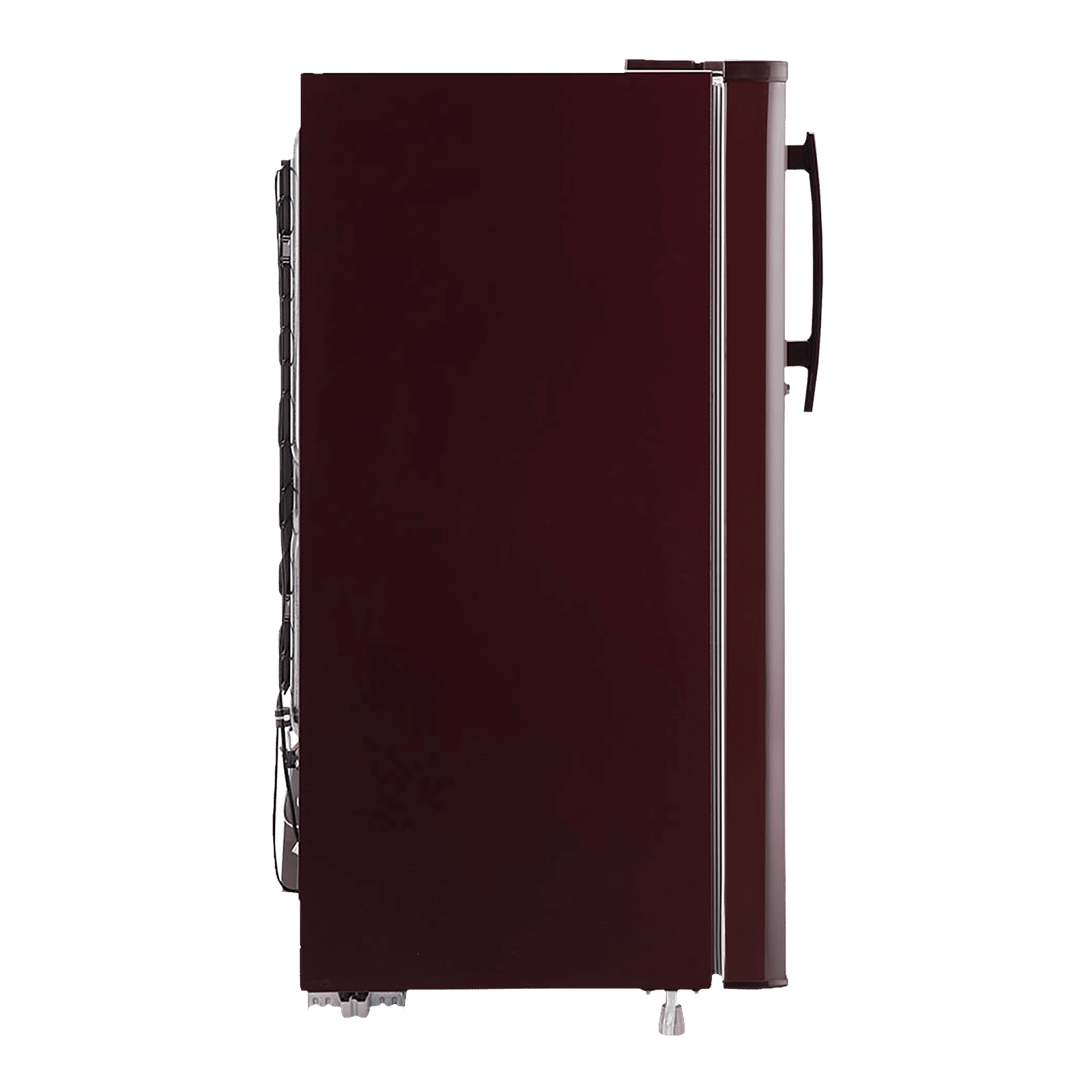 LG 185 Litres 1 Star Direct Cool Single Door Refrigerator with Stabilizer Free Operation (GL-B199OSJB.ASJZEB, Scarlet Jasmine)_10