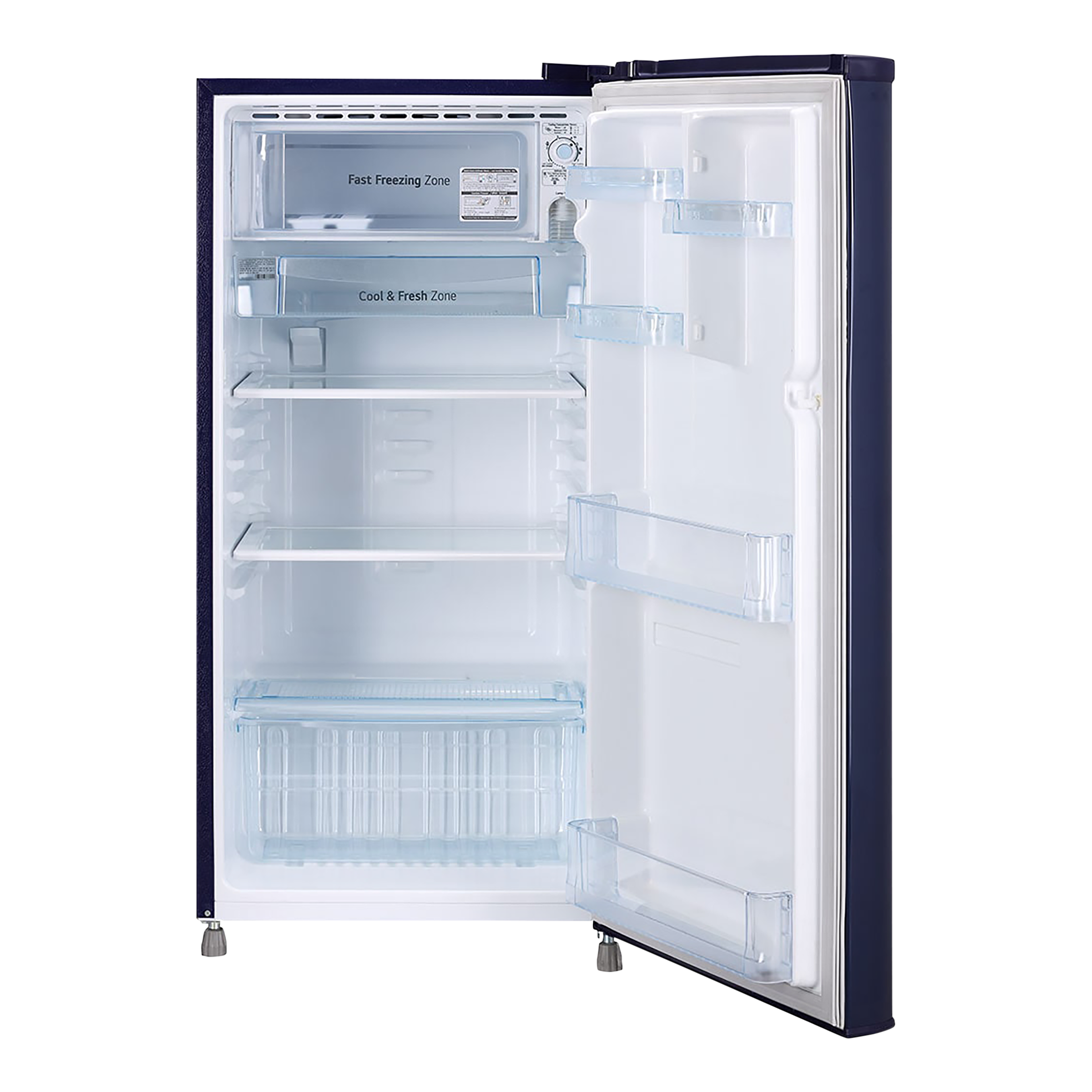 LG 185 Litres 1 Star Direct Cool Single Door Refrigerator with Stabilizer Free Operation (GL-B199OBJB.ABJZEB, Blue Jasmine)_6