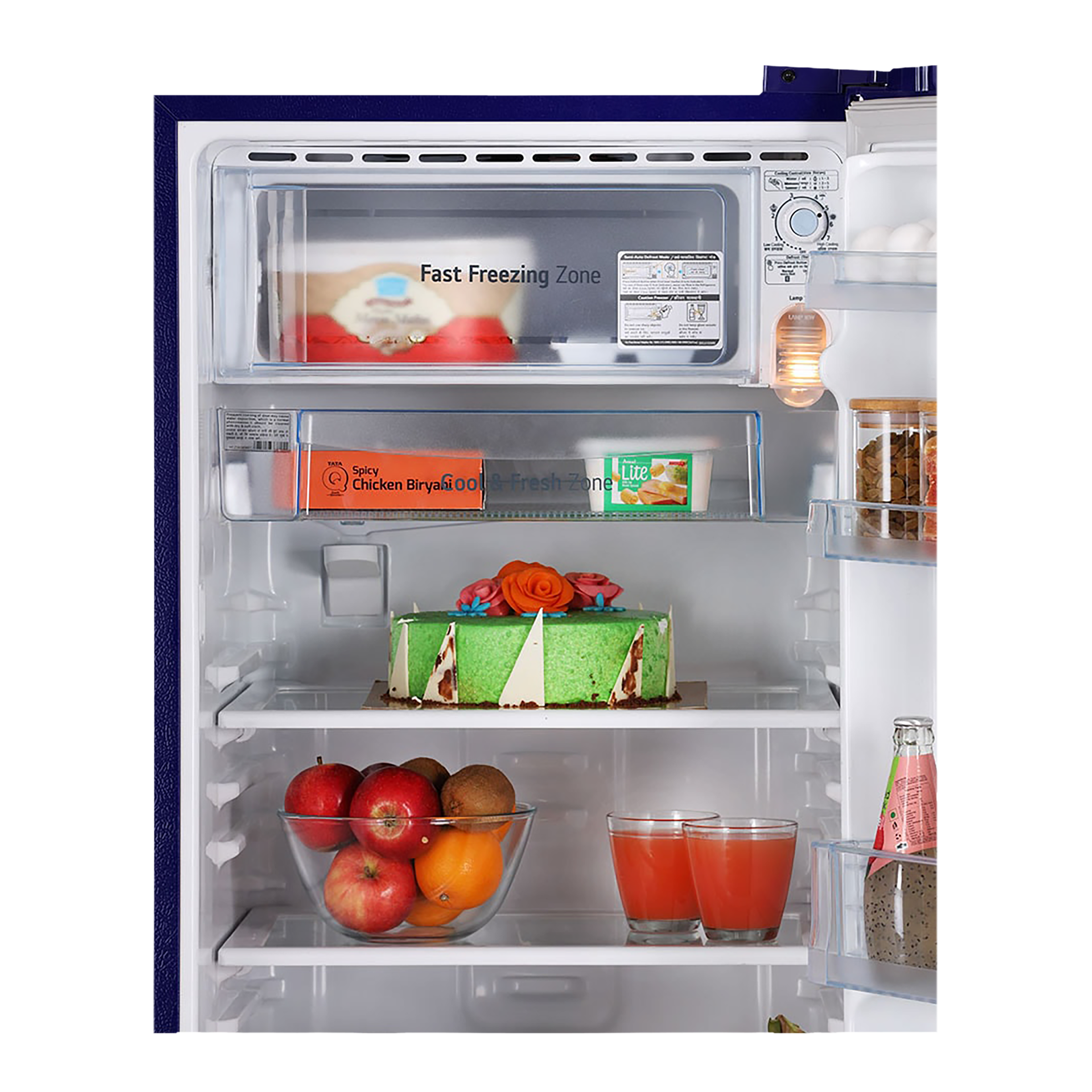 LG 185 Litres 1 Star Direct Cool Single Door Refrigerator with Stabilizer Free Operation (GL-B199OBJB.ABJZEB, Blue Jasmine)_7