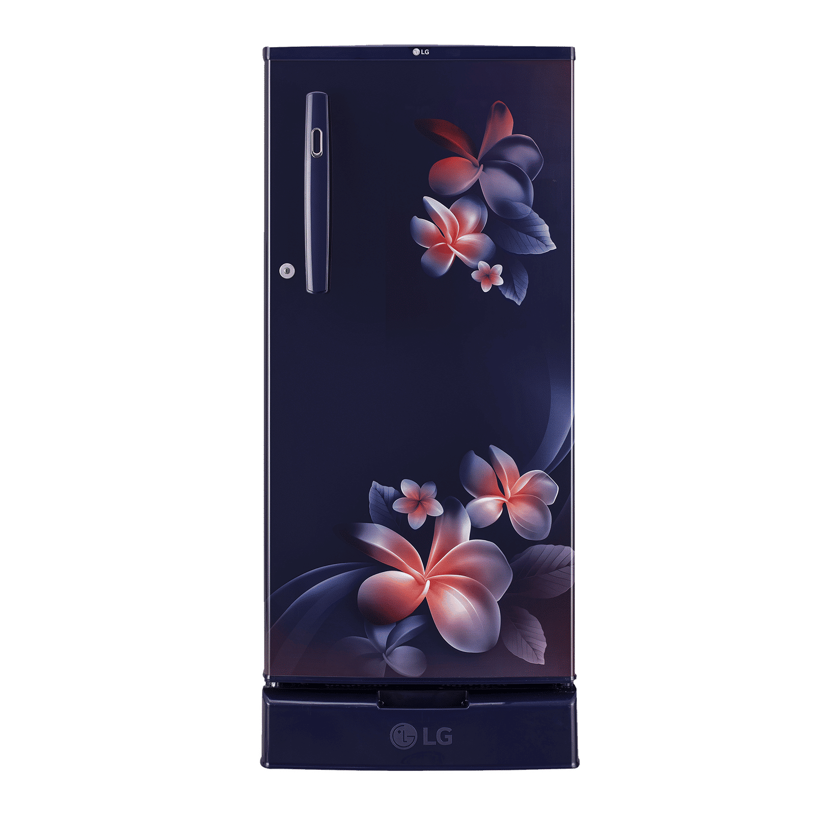 LG 190 Litres 2 Star Direct Cool Single Door Refrigerator with Stabilizer Free Operation (GL-D199OBPC.ABPZEB, Blue Plumeria)_1