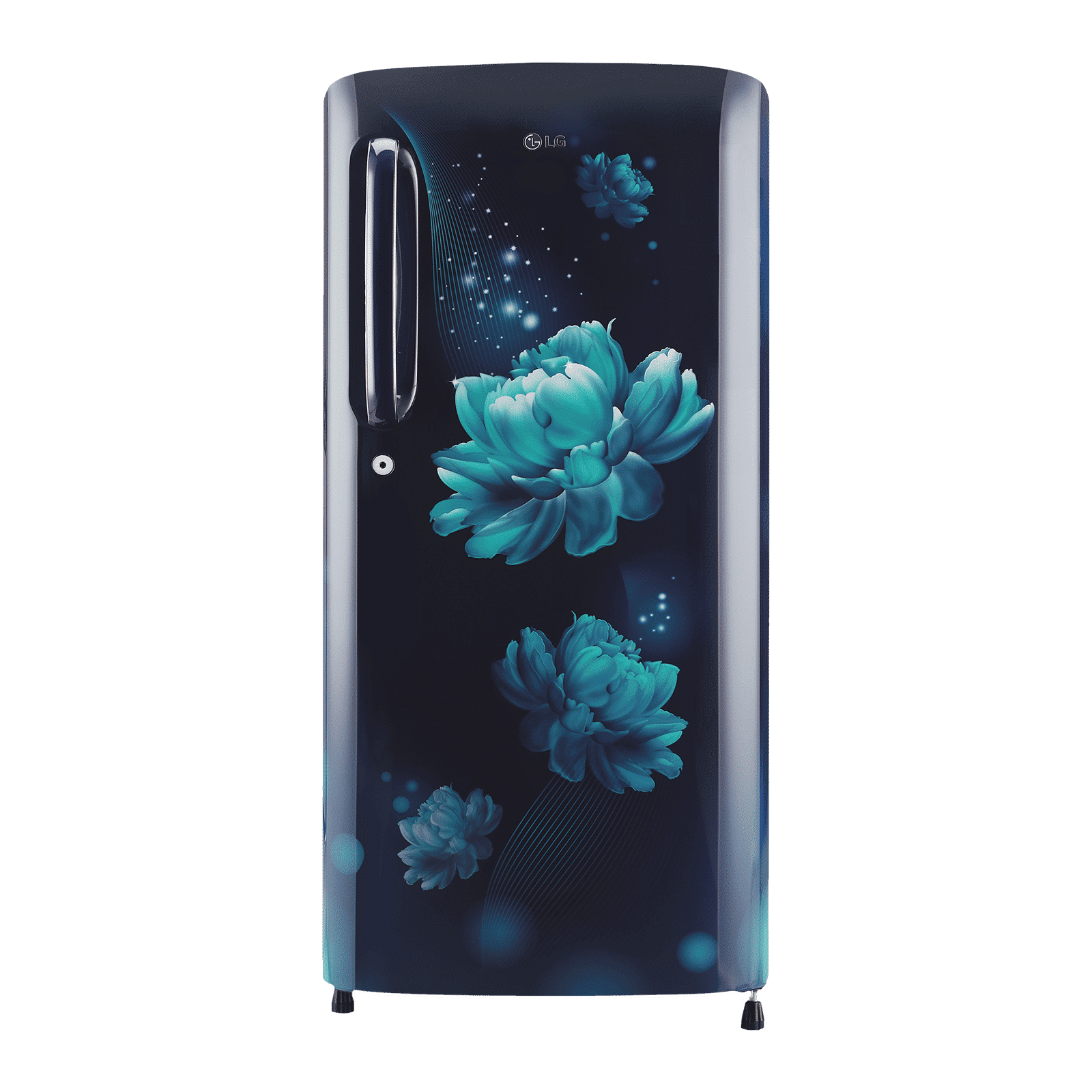 LG 190 Litres 3 Star Direct Cool Single Door Refrigerator with Stabilizer Free Operation (GL-B201ABCD.ABCZEB, Blue Charm)_1