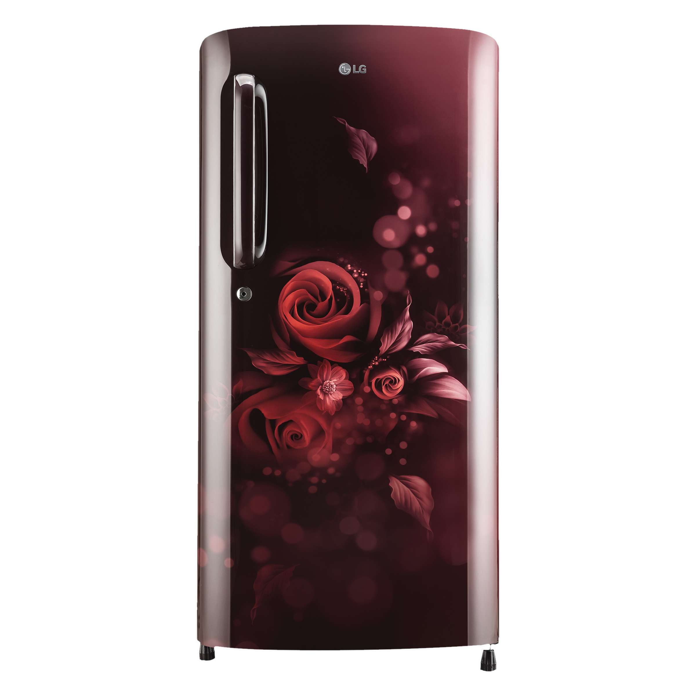 LG 190 Litres 3 Star Direct Cool Single Door Refrigerator with Stabilizer Free Operation (GL-B201ASED.ASEZEB, Scarlet Euphoria)_1