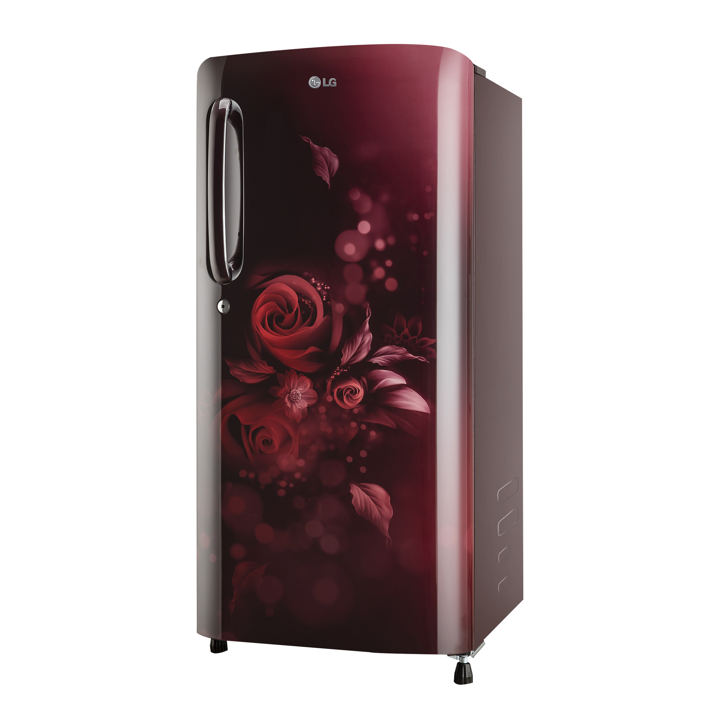 LG 190 Litres 3 Star Direct Cool Single Door Refrigerator with Stabilizer Free Operation (GL-B201ASED.ASEZEB, Scarlet Euphoria)_4