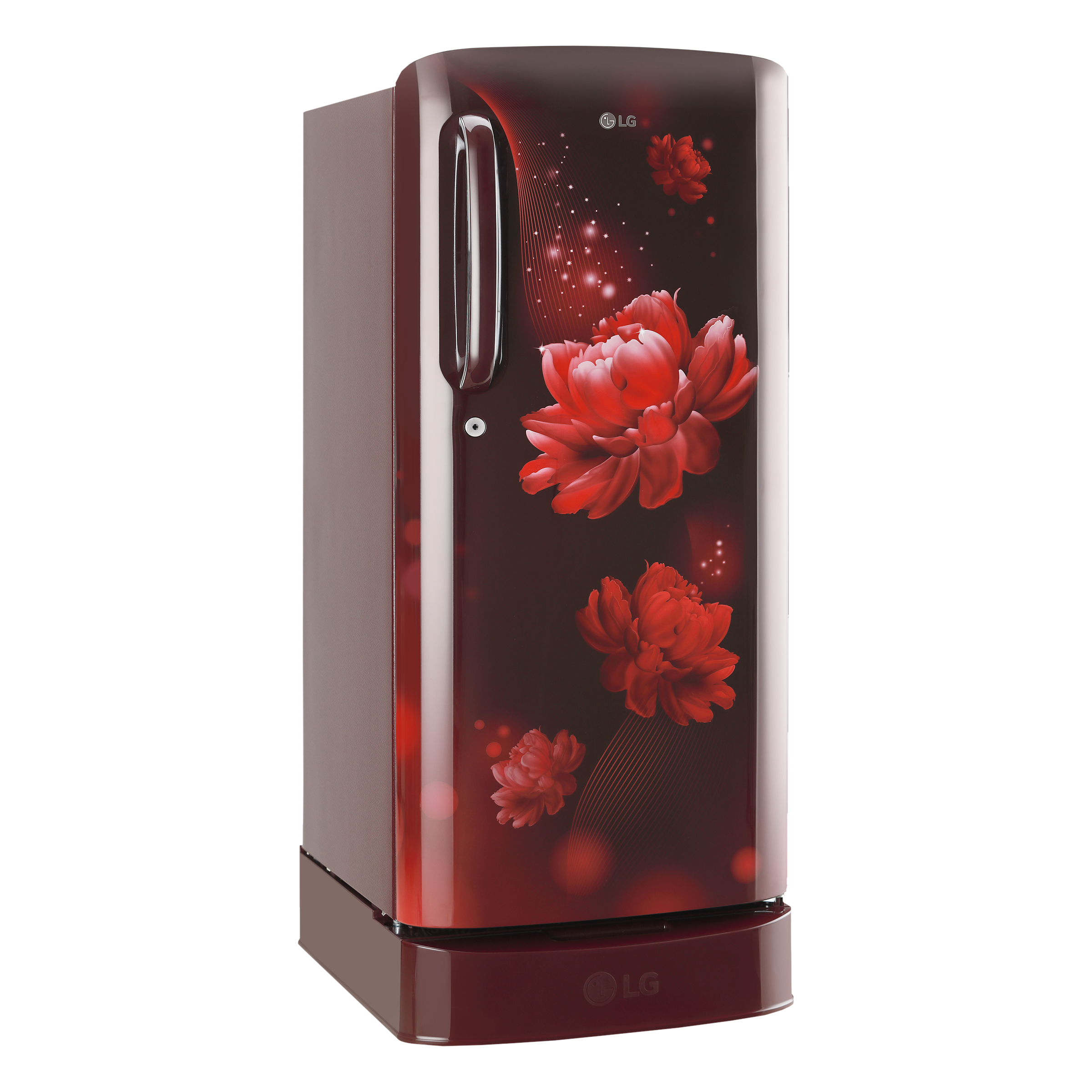 LG 185 Litres 3 Star Direct Cool Single Door Refrigerator with Stabilizer Free Operation (GL-D201ASCD.BSCZEB, Scarlet Charm)_8