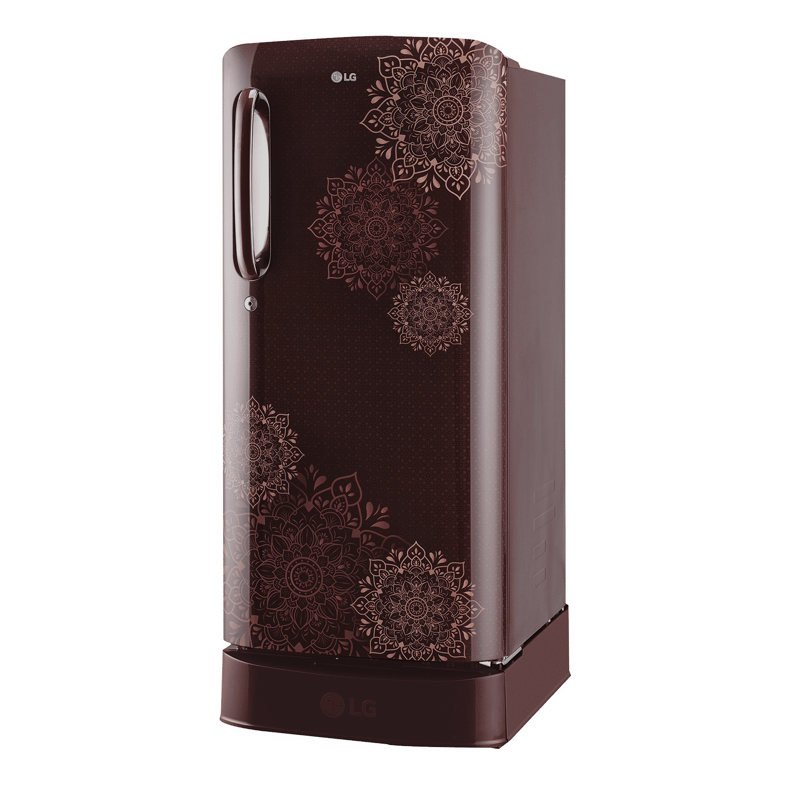 LG 185 Litres 3 Star Direct Cool Single Door Refrigerator with Stabilizer Free Operation (GL-D201ARRD.BRRZEB, Ruby Regal)_4