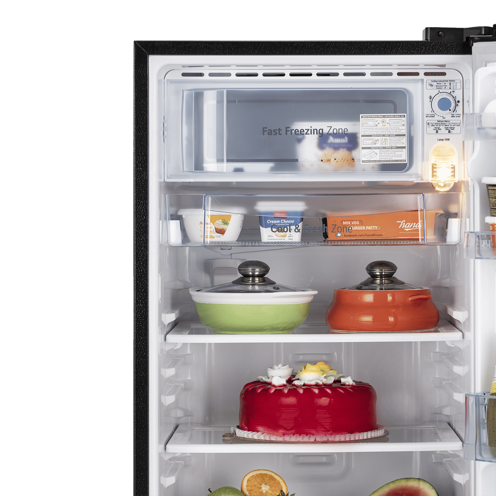 LG 190 Litres 3 Star Direct Cool Single Door Refrigerator with Stabilizer Free Operation (GL-D201AERD.BERZEB, Ebony Regal)_11