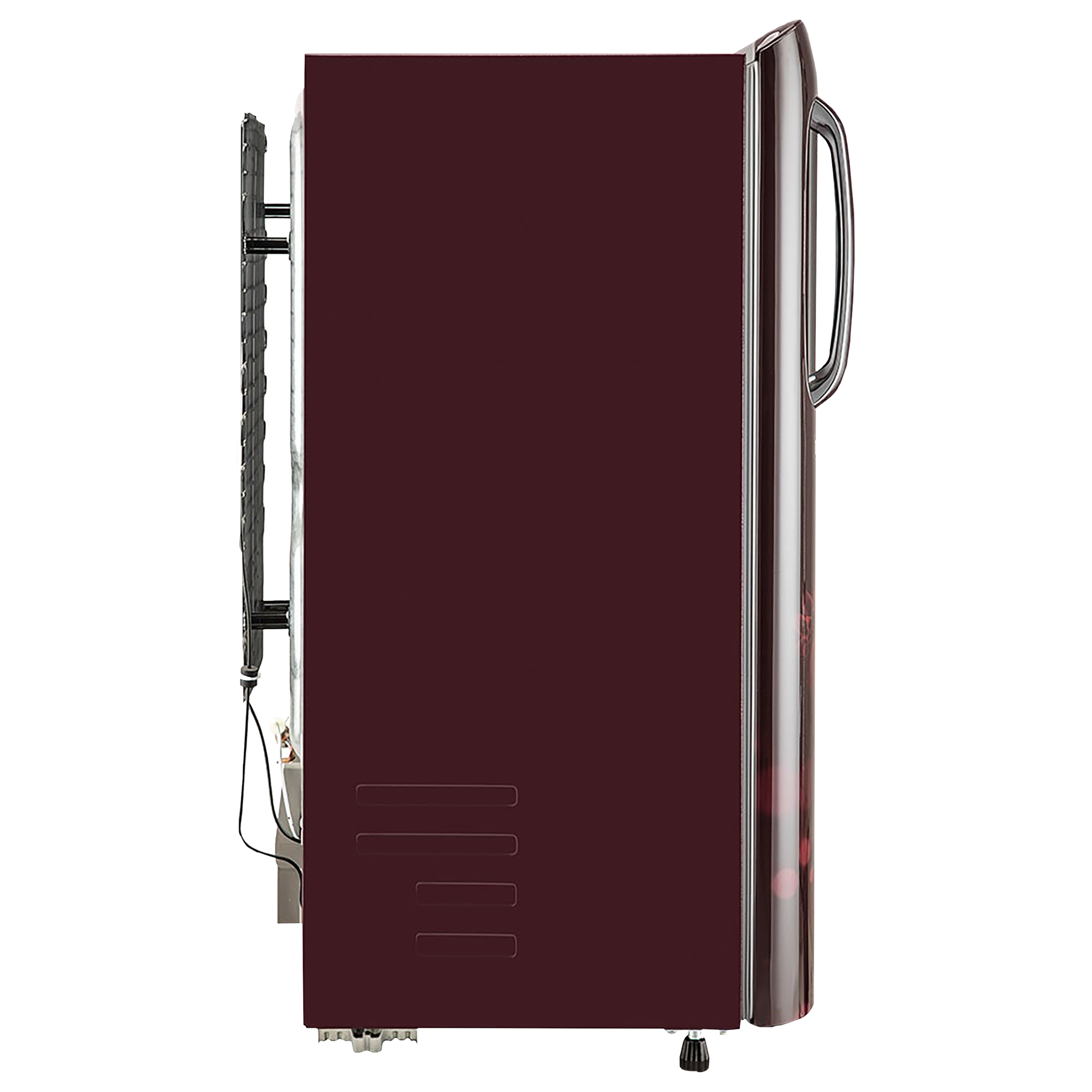 LG 190 Litres 5 Star Direct Cool Single Door Refrigerator with Stabilizer Free Operation (GL-B201ASEZ.BSEZEB, Scarlet Euphoria)_11