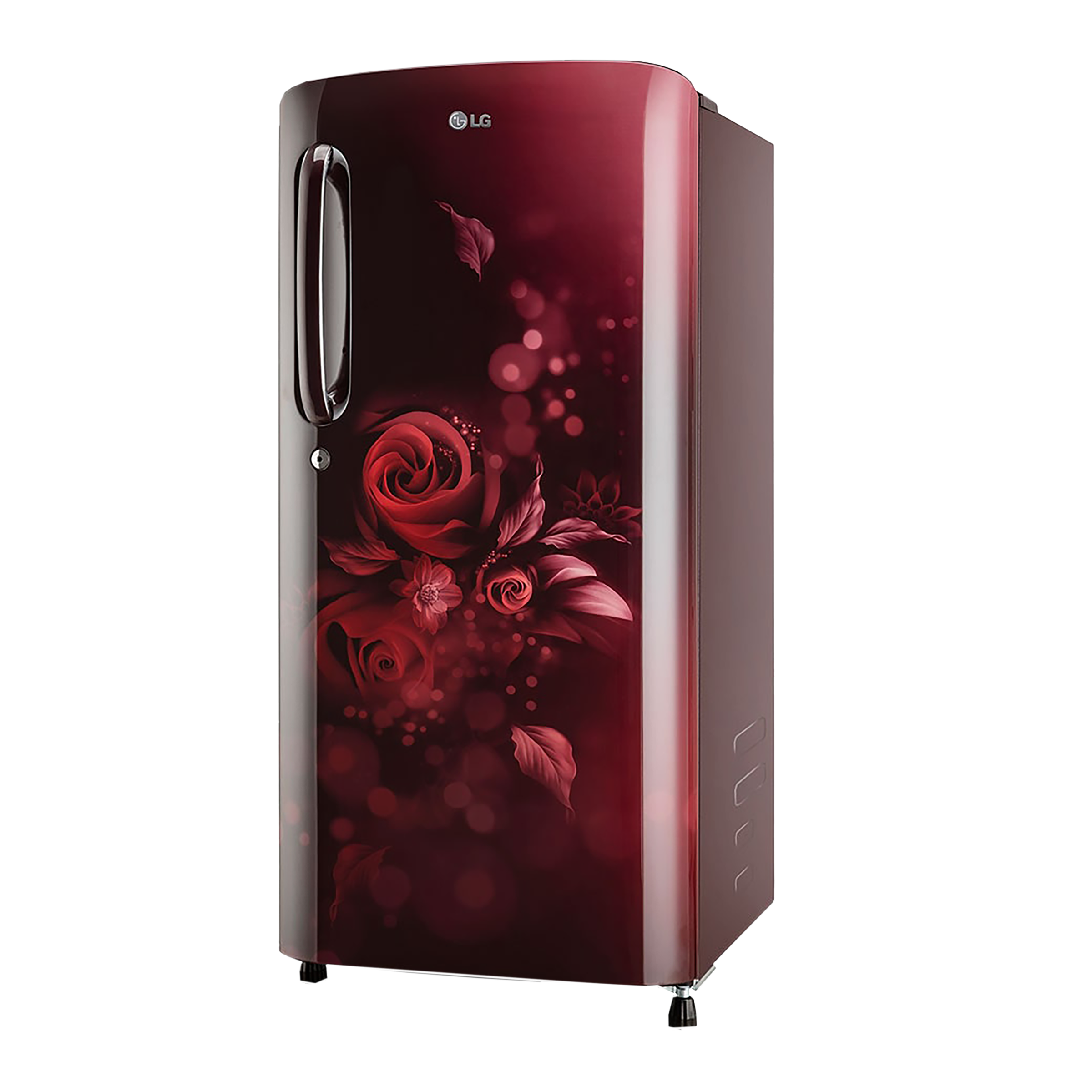 LG 190 Litres 5 Star Direct Cool Single Door Refrigerator with Stabilizer Free Operation (GL-B201ASEZ.BSEZEB, Scarlet Euphoria)_4
