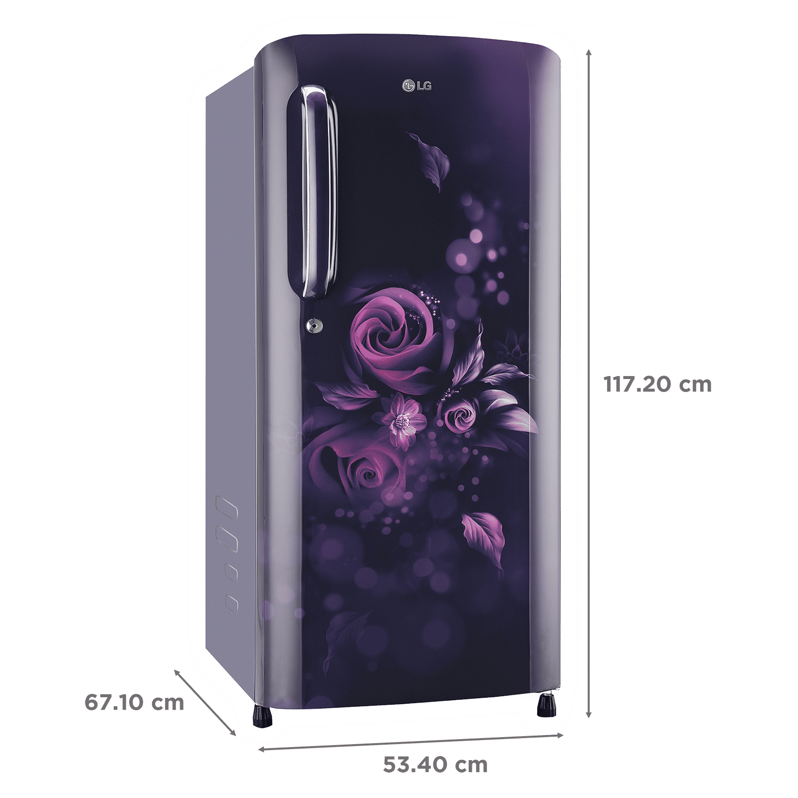 LG 185 Litres 5 Star Direct Cool Single Door Refrigerator with Stabilizer Free Operation (GL-B201ABEZ.BBEZEB, Blue Euphoria) LG 185 Litres 5 Star Direct Cool Single Door Refrigerator with Stabilizer Free Operation (GL-B201ABEZ.BBEZEB, Blue Euphoria)_3