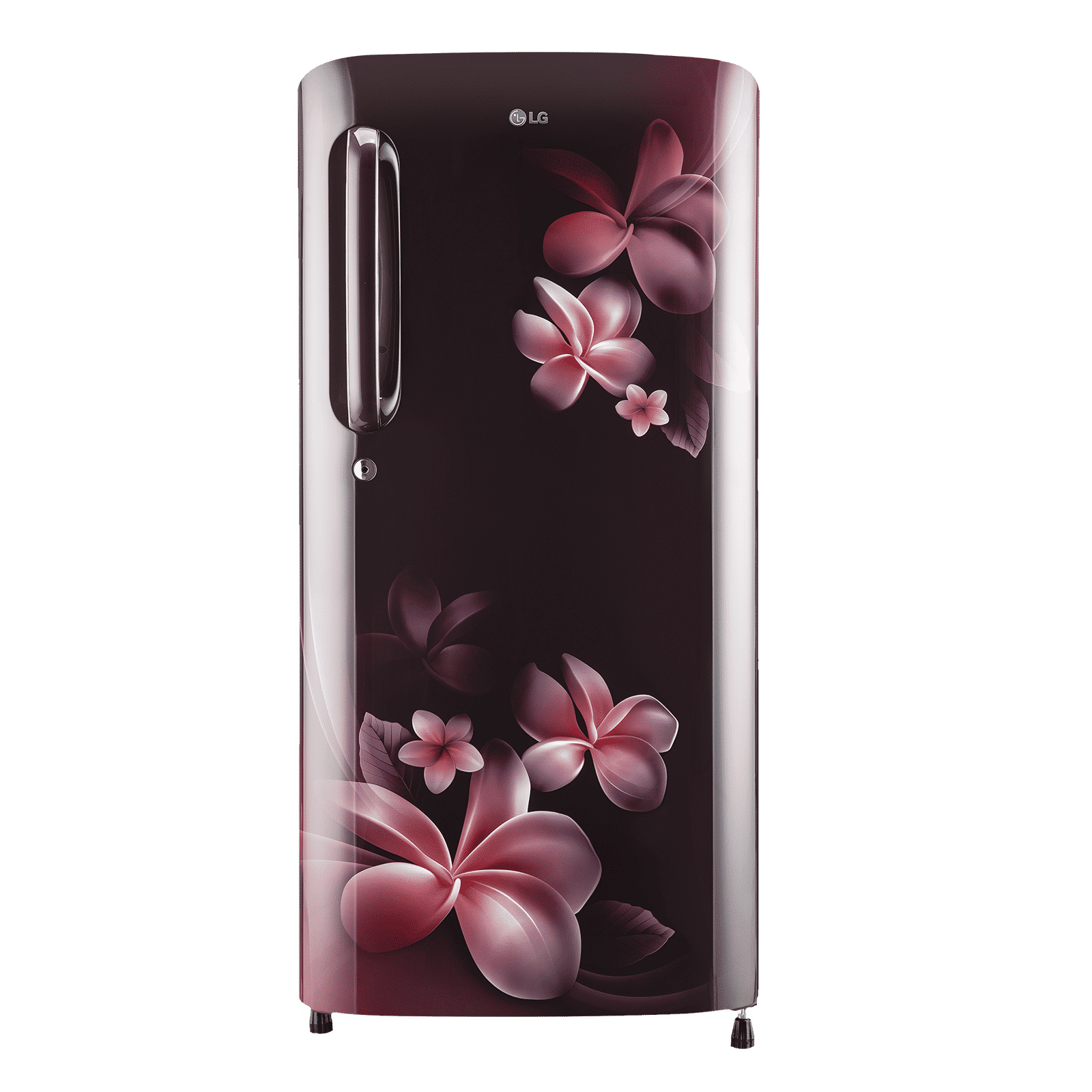 LG 190 Litres 3 Star Direct Cool Single Door Refrigerator with Stabilizer Free Operation (GL-B201ASPD.ASPZEB, Scarlet Plumeria)_1