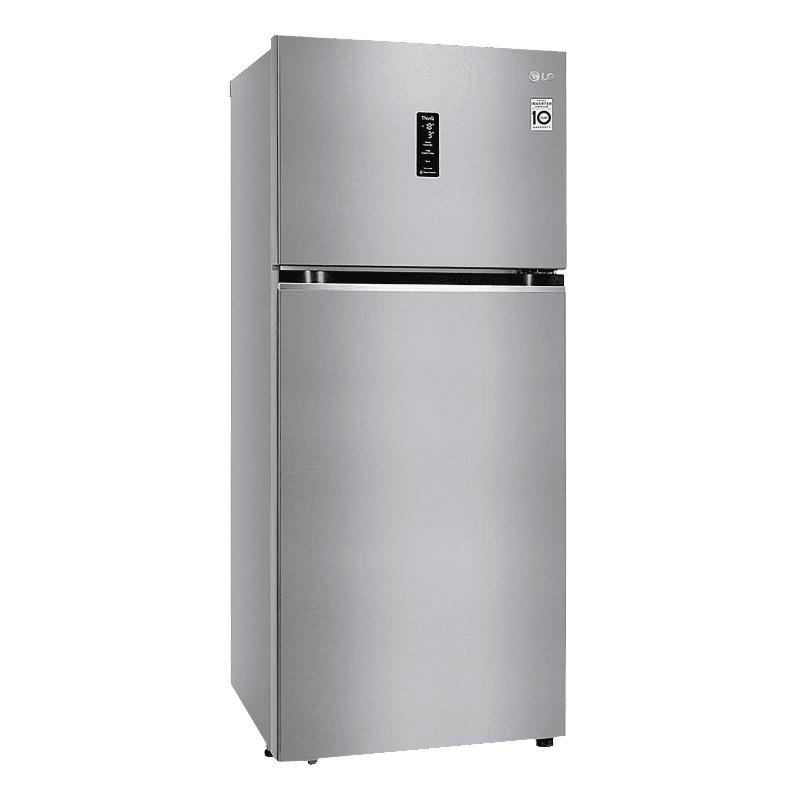 LG 398 Litres 3 Star Frost Free Double Door Smart Wi-Fi Enabled Refrigerator with Fresh O Zone (GL-T422VPZX.DPZZEB, Shiny Steel)_16